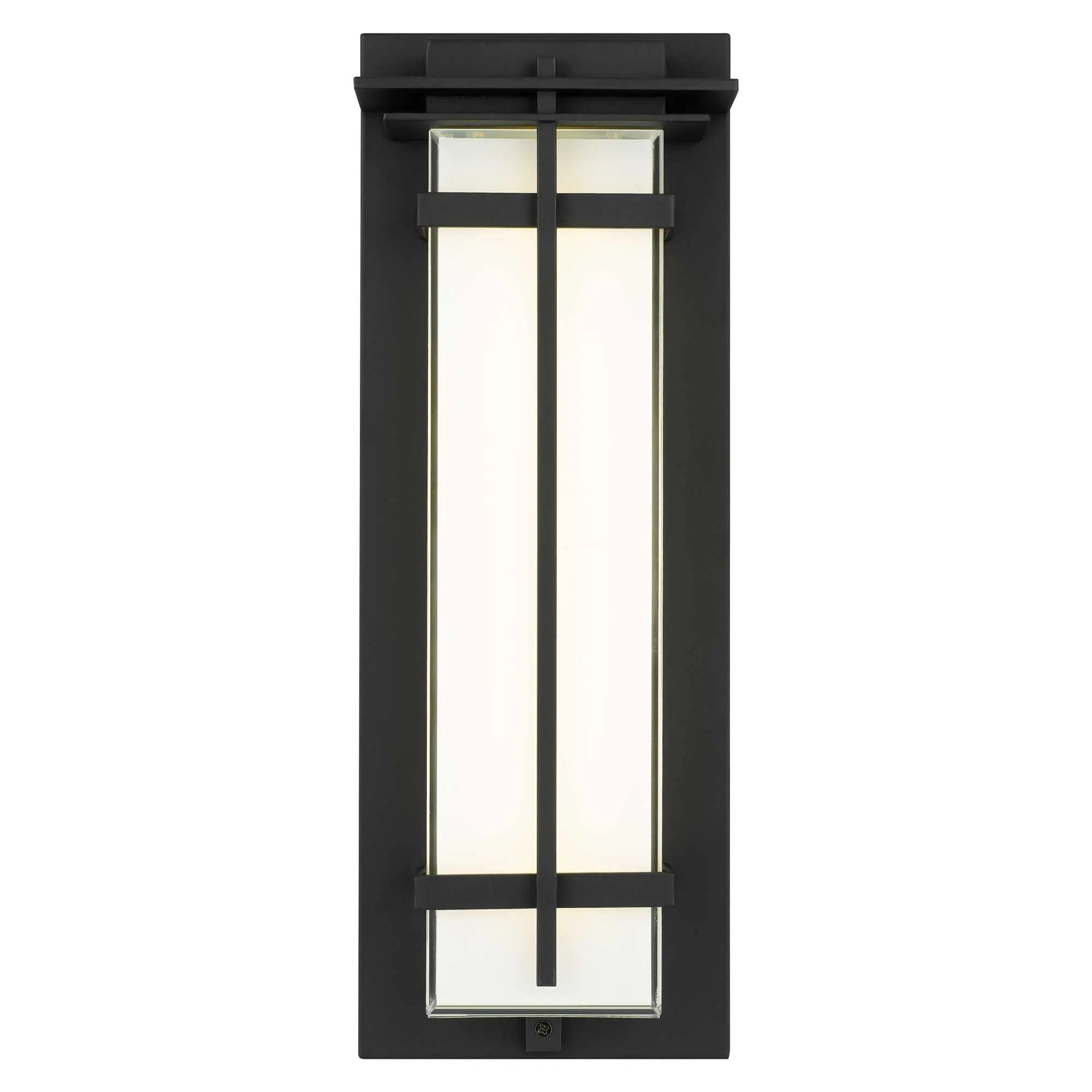 Alteck Frank 18-Inch Black 3-CCT LED Outdoor Wall Light - AW0137-3CCT-W-BK - Product Image 3