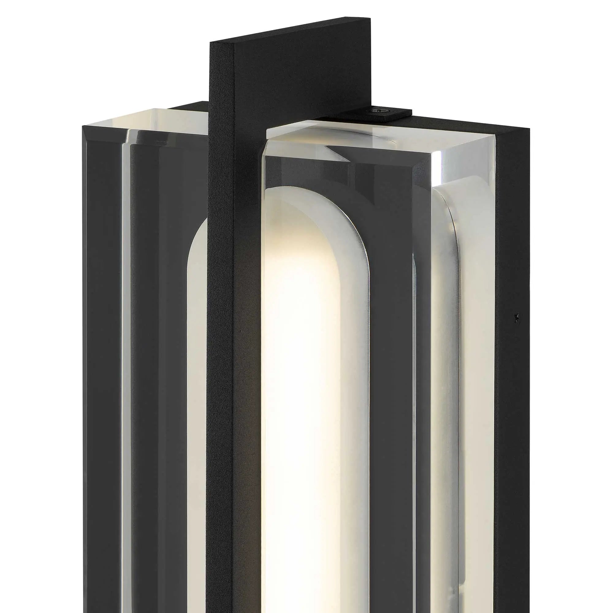 Alteck Avani 14.625-Inch Black 3-CCT LED Outdoor Wall Light - AW0143-3CCT-W-BK - Product Image 5