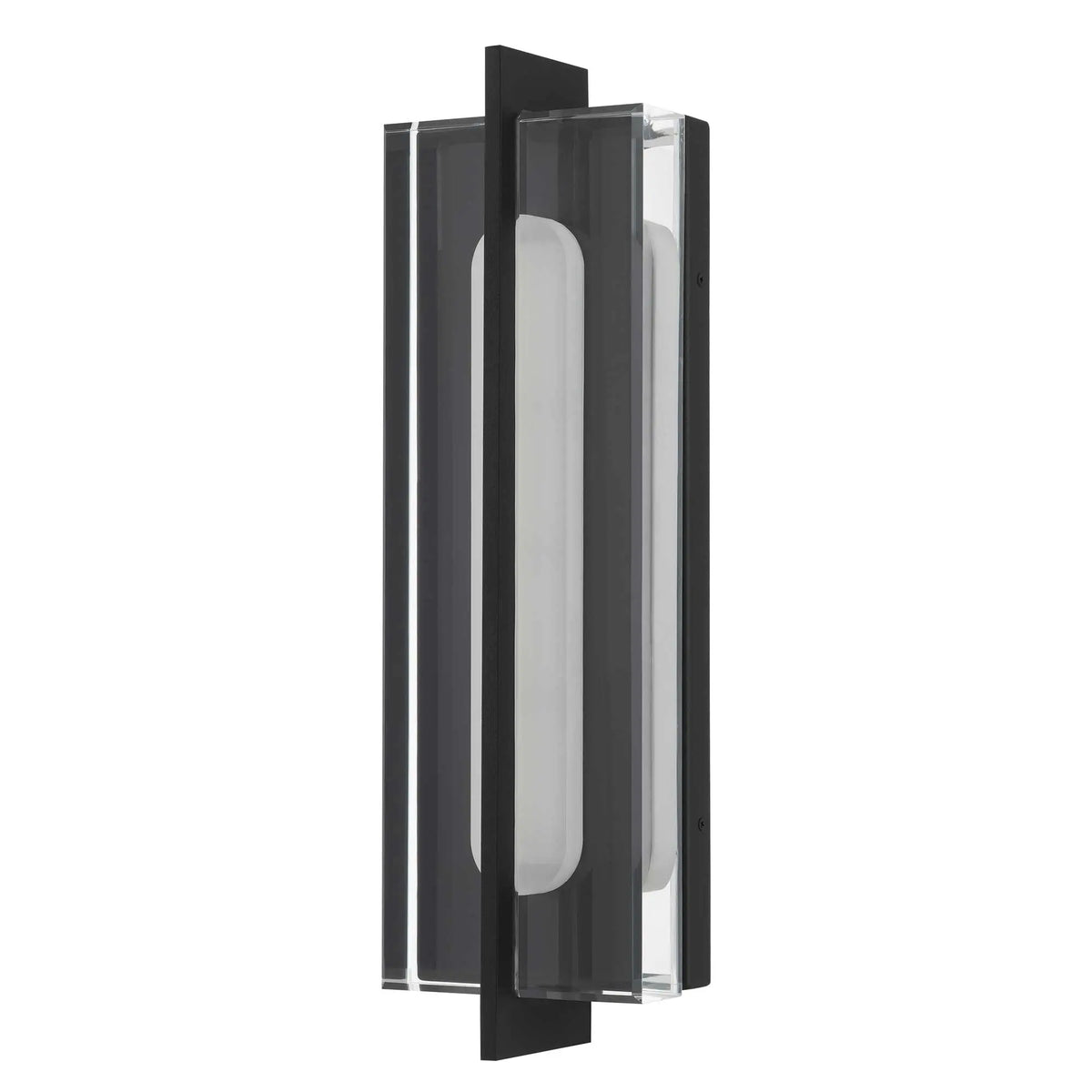 Alteck Avani 20-Inch Black 3-CCT LED Outdoor Wall Light - AW0144-3CCT-W-BK - Product Image 2
