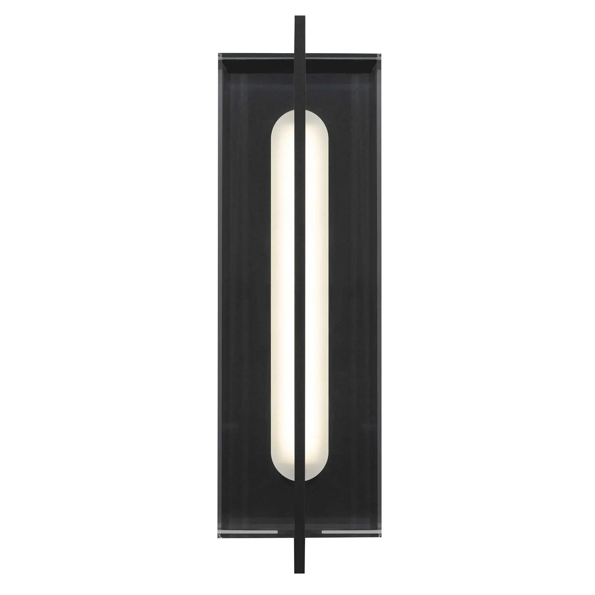 Alteck Avani 20-Inch Black 3-CCT LED Outdoor Wall Light - AW0144-3CCT-W-BK - Product Image 3