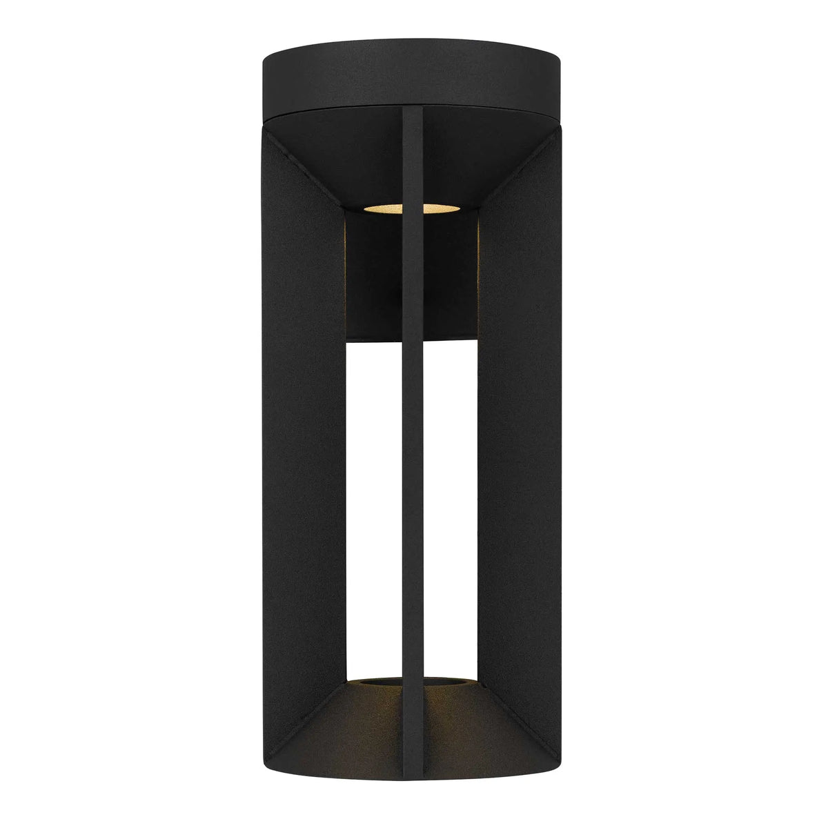Alteck Aura 12.125-Inch Black 3-CCT LED Outdoor Wall Light - AW0145-3CCT-W-BK - Product Image 3