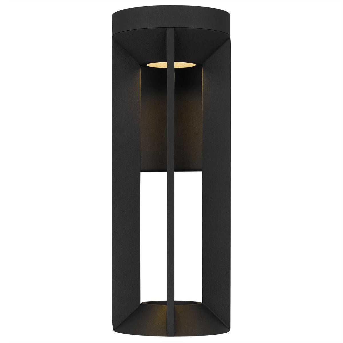 Alteck Aura 16-Inch Black 3-CCT LED Outdoor Wall Light - AW0146-3CCT-W-BK - Product Image 3
