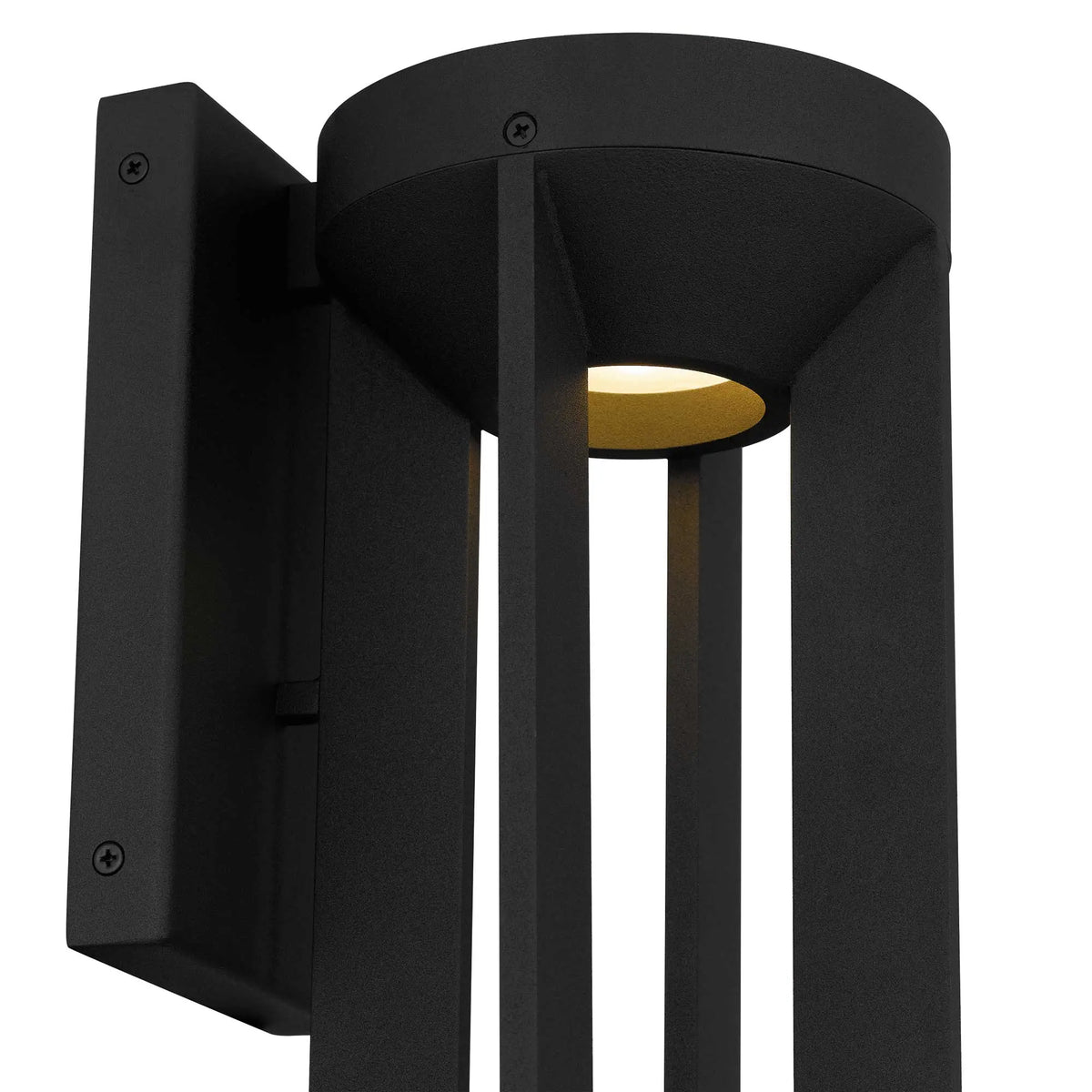 Alteck Aura 16-Inch Black 3-CCT LED Outdoor Wall Light - AW0146-3CCT-W-BK - Product Image 5