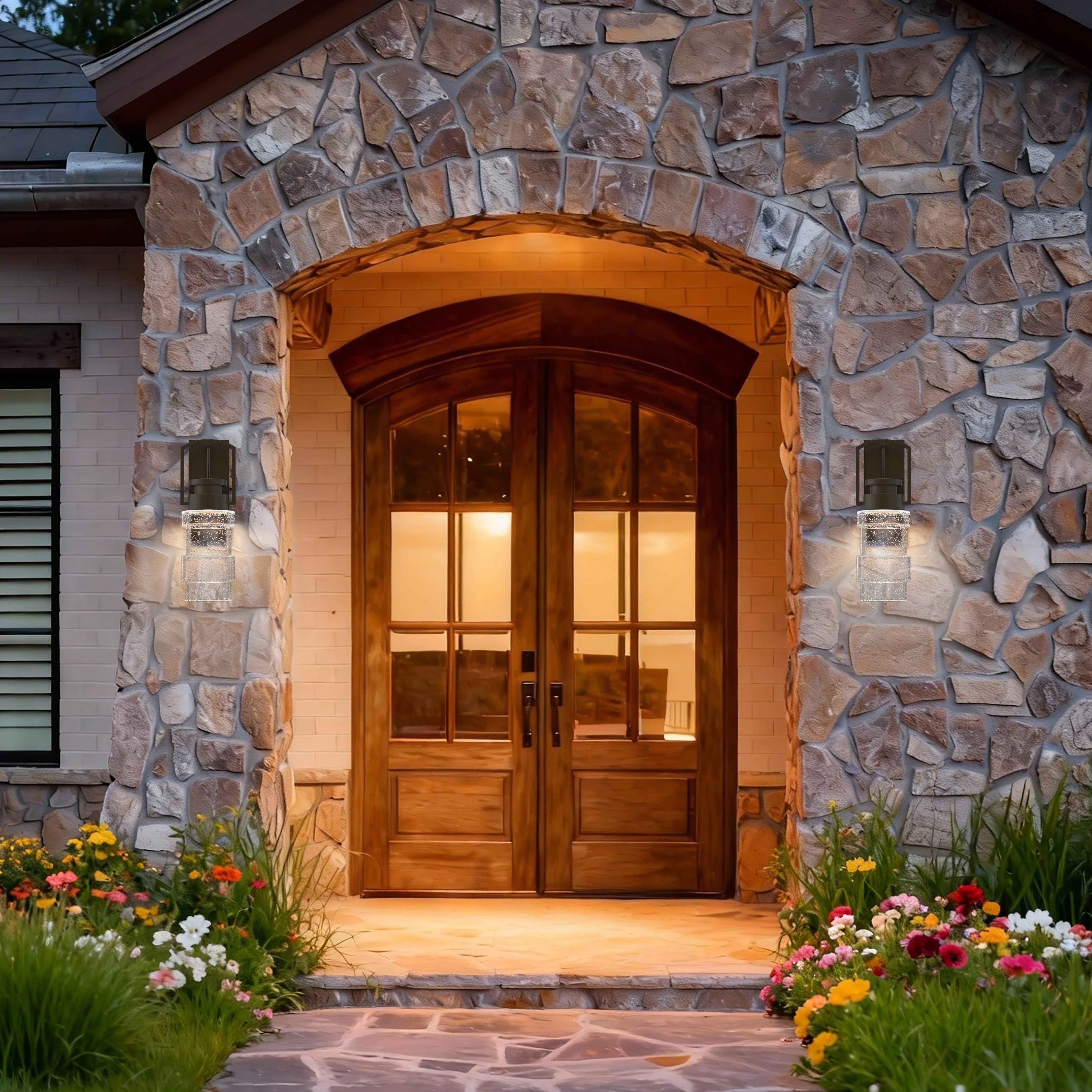 Alteck Artefact 24-Inch Dark Bronze Oxide LED Outdoor Wall Light - AW0154-5CCT-W-DBO - Product Image 3