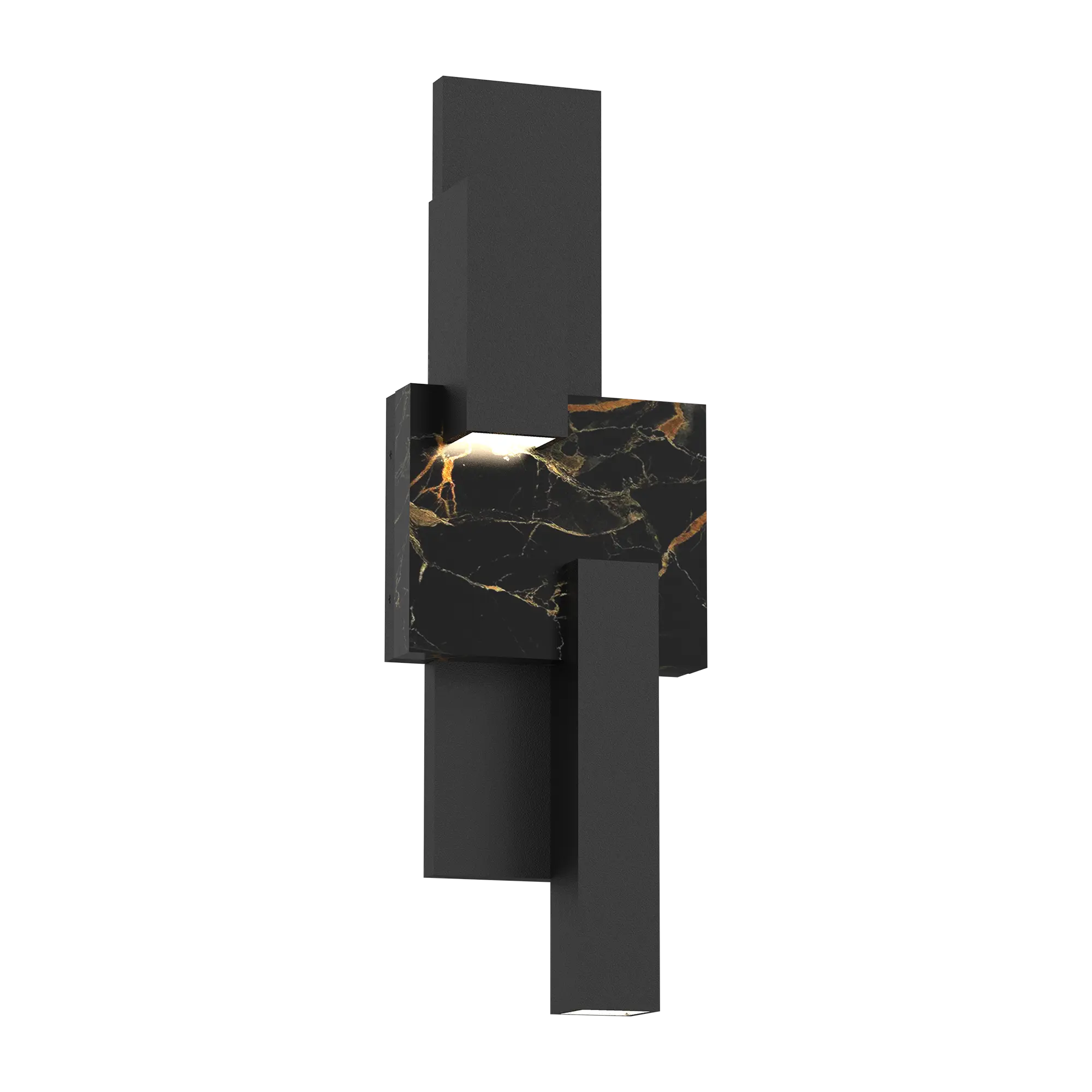Alteck Lap 24-Inch Black LED Outdoor Wall Light - AW0162-5CCT-W-BK