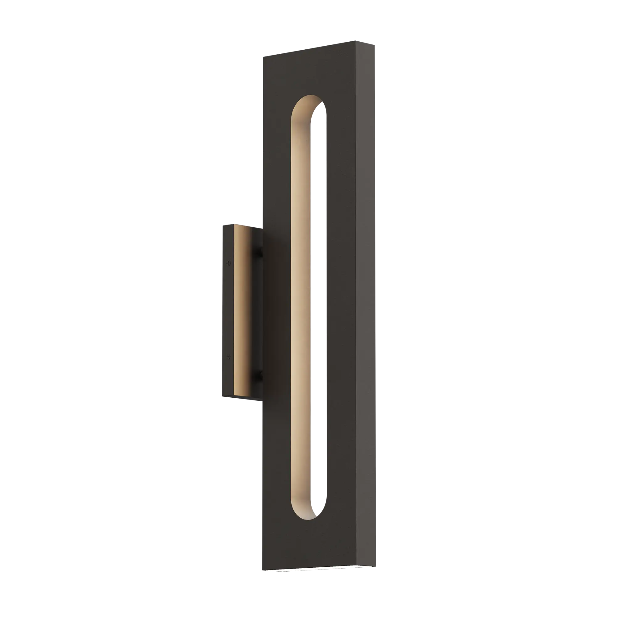 Alteck Loop 26-Inch Dark Bronze Oxide LED Outdoor Wall Light - AW0165-5CCT-W-DBO