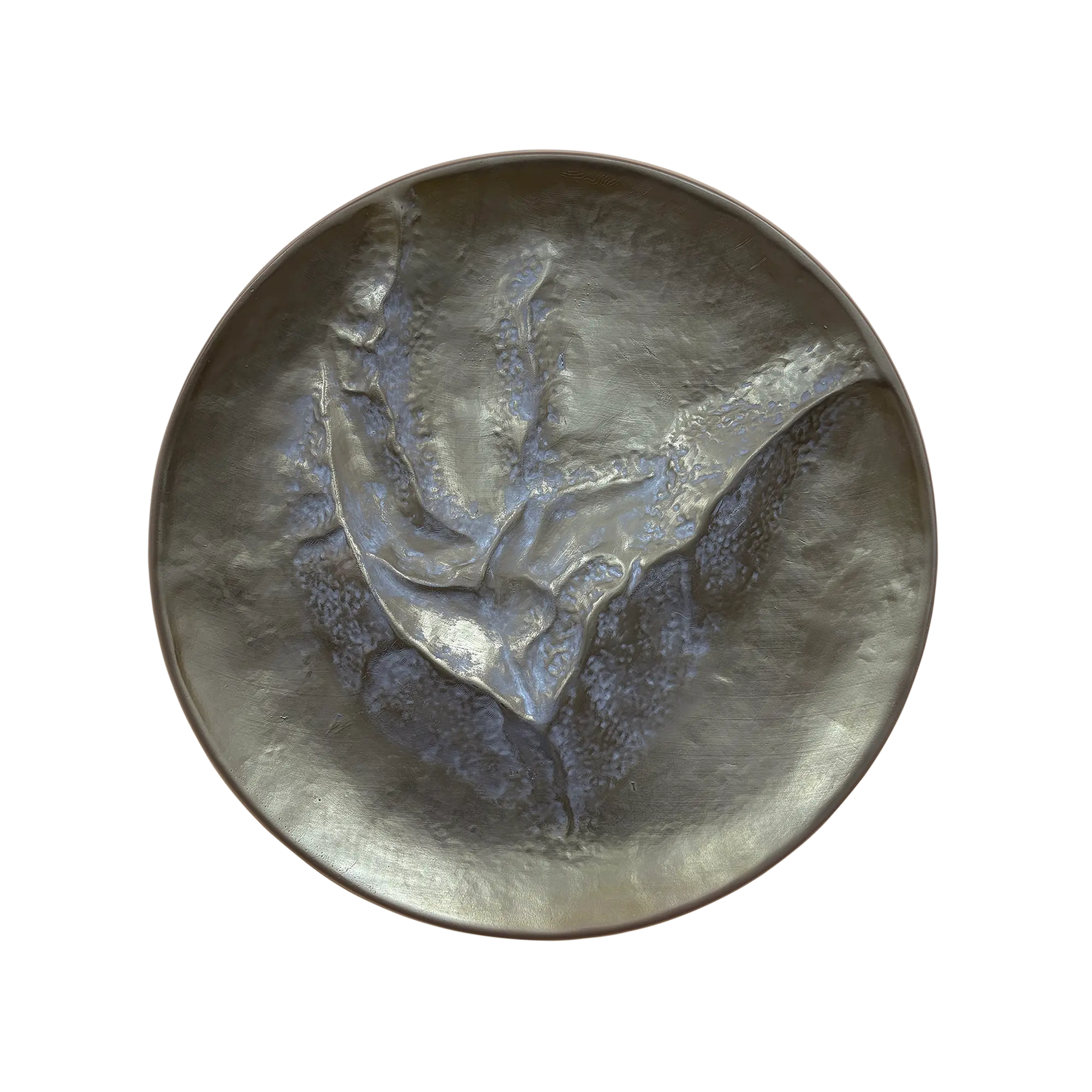 Alteck Moon 16-Inch Painted Washed Brass LED Outdoor Wall Light - AW0167-5CCT-W-PWB