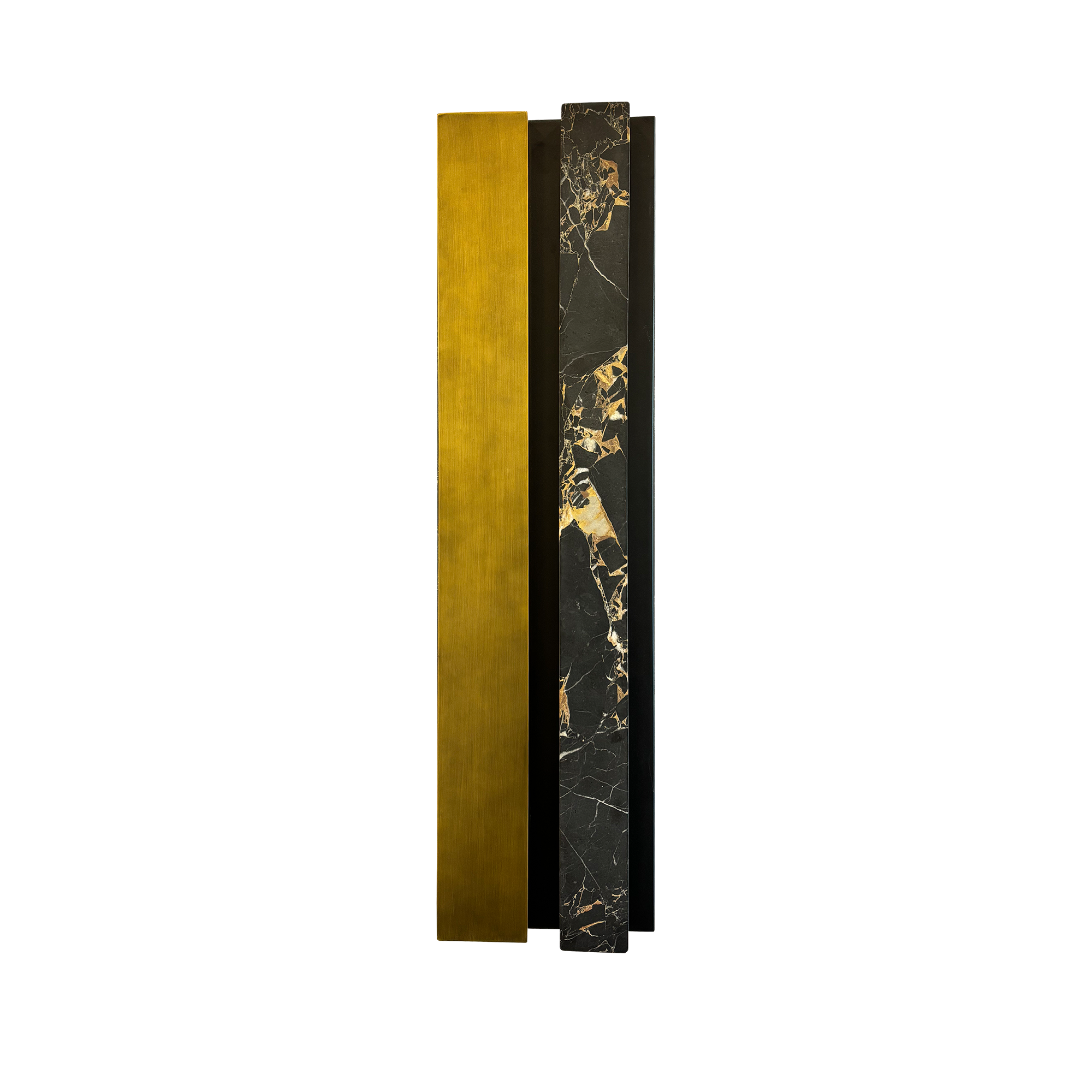 Alteck Paris 32-Inch Painted Antique Brass LED Outdoor Wall Light - AW0171-5CCT-W-PAB