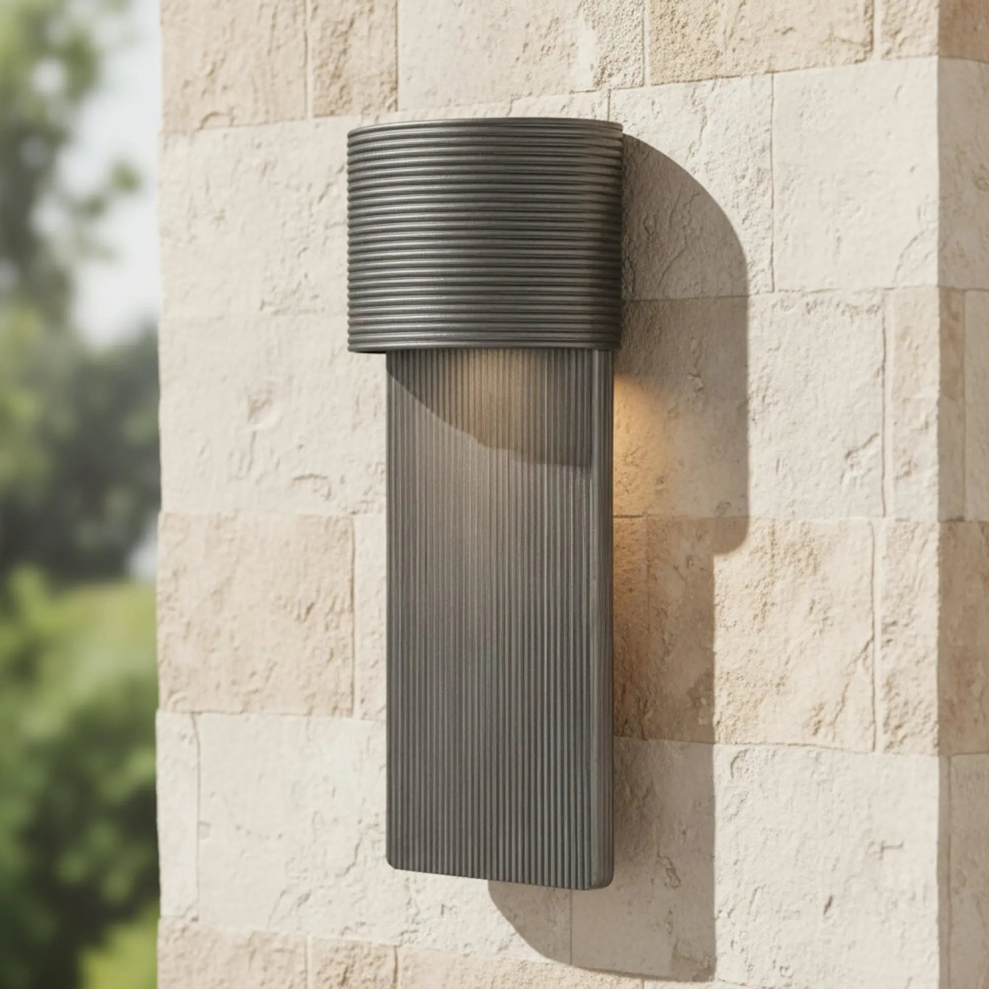 Troy Lighting Tempe 17-Inch Outdoor Wall Sconce - Graphite - Wet Rated - B1217-GRA Troy Lighting