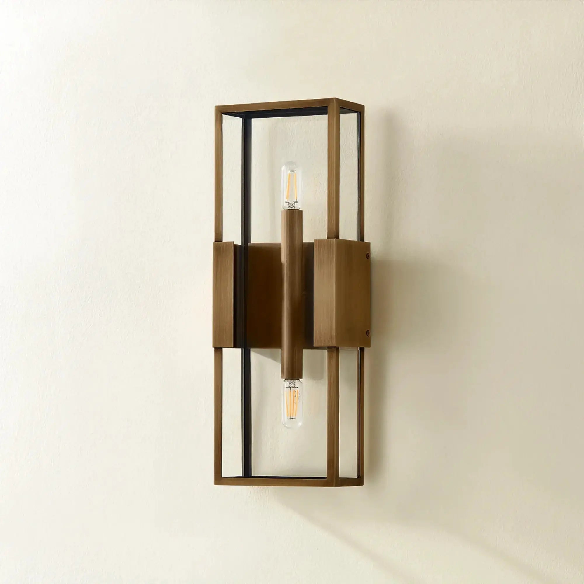 Troy Lighting Santa Clara 18-Inch Outdoor Wall Sconce - Patina Brass - Wet Rated - B2918-PBR Troy Lighting