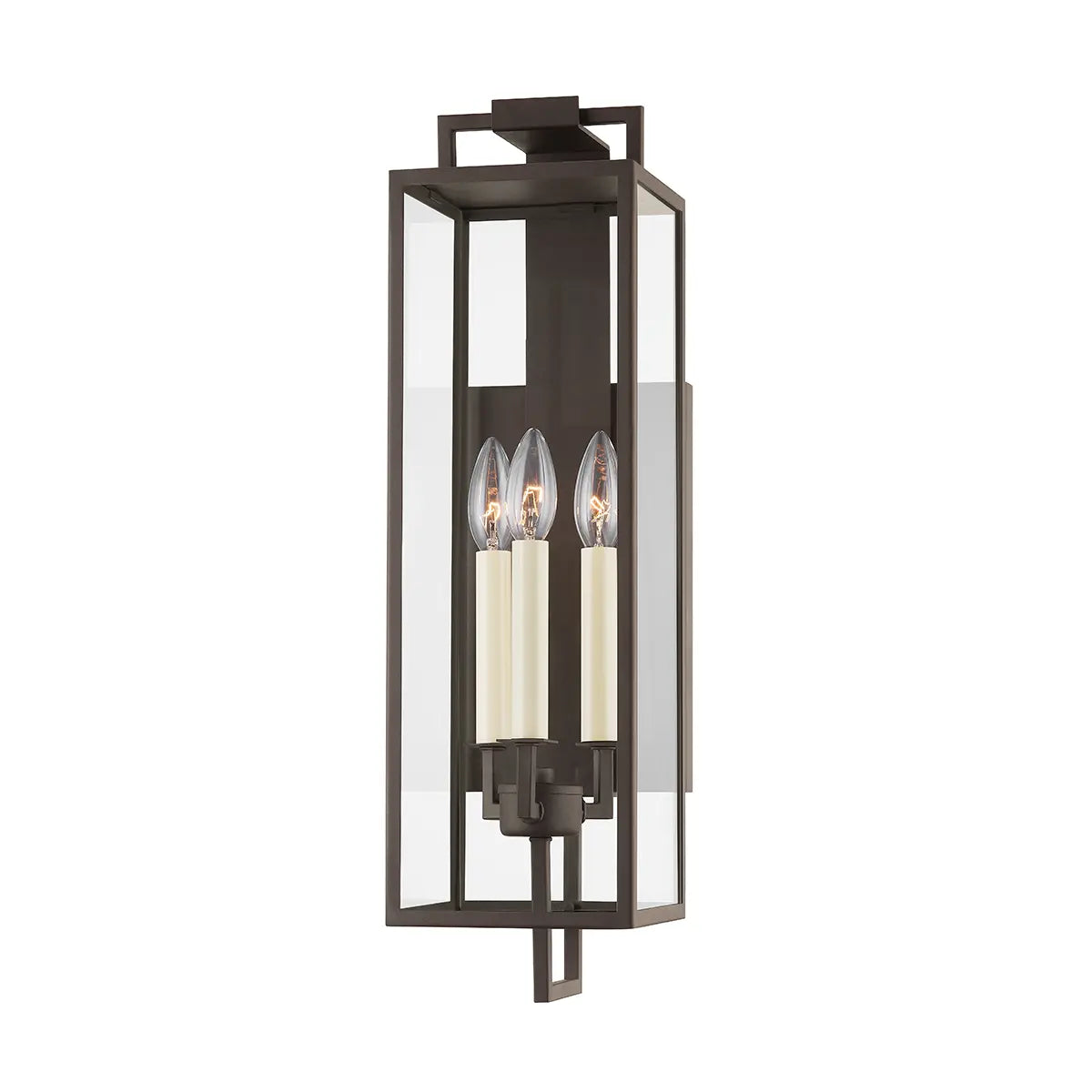 Beckham Exterior Wall Sconce - Textured Bronze - 21.5" H