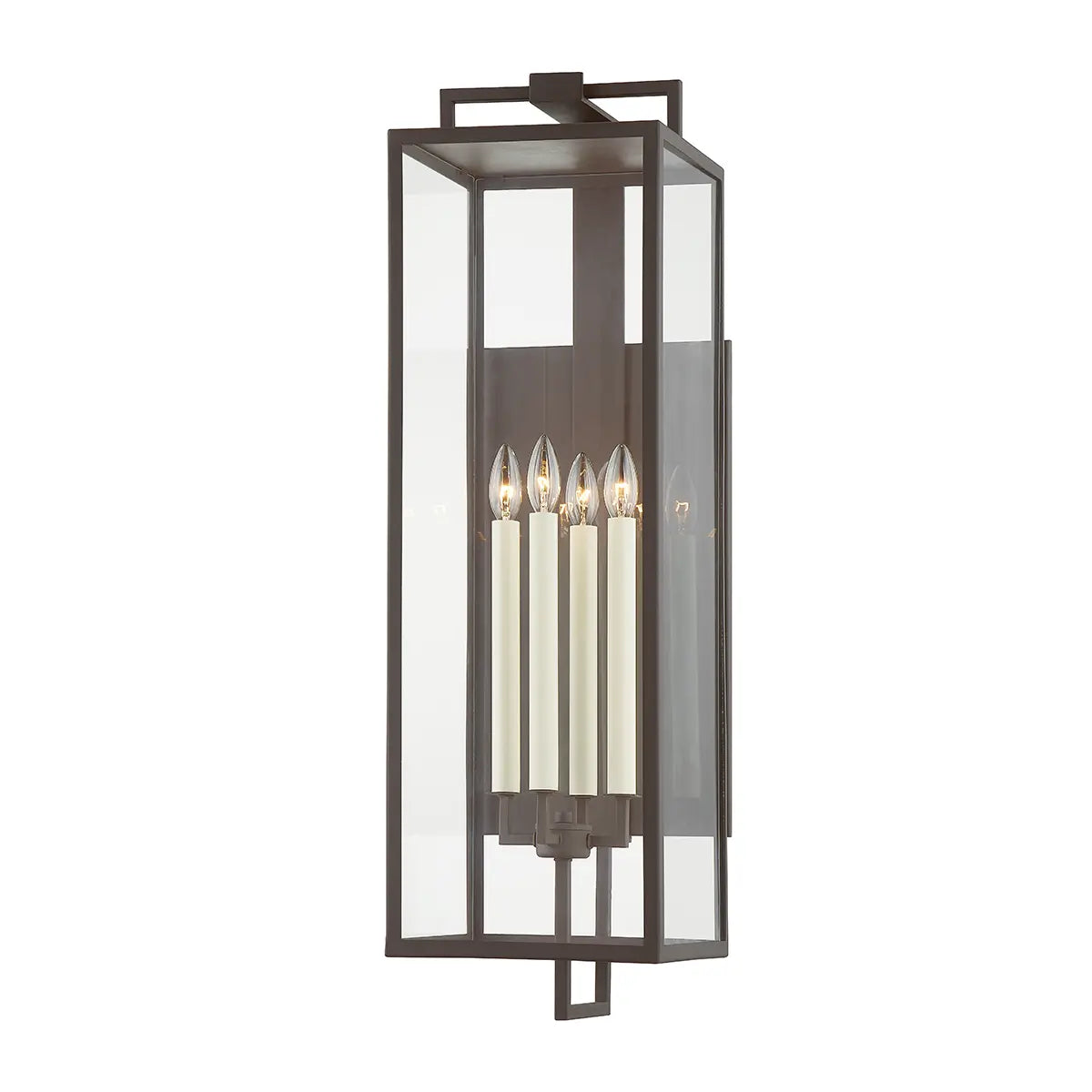 Beckham Exterior Wall Sconce - Textured Bronze - 34" H