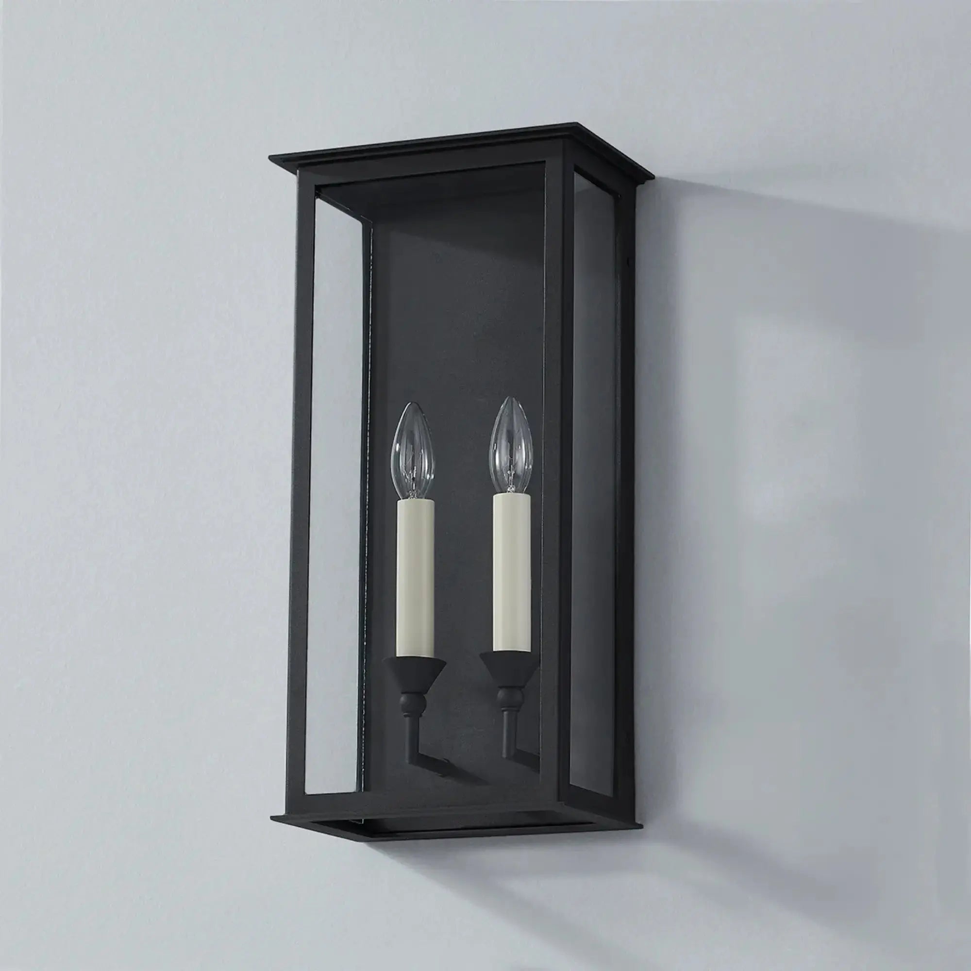 Troy Lighting Chauncey 19-Inch Outdoor Wall Sconce - Texture Black - Wet Rated - B6992-TBK Troy Lighting