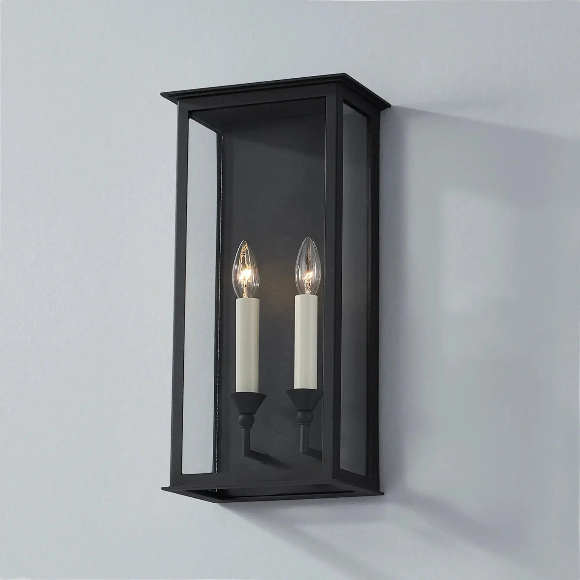 Troy Lighting Chauncey 19-Inch Outdoor Wall Sconce - Texture Black - Wet Rated - B6992-TBK Troy Lighting