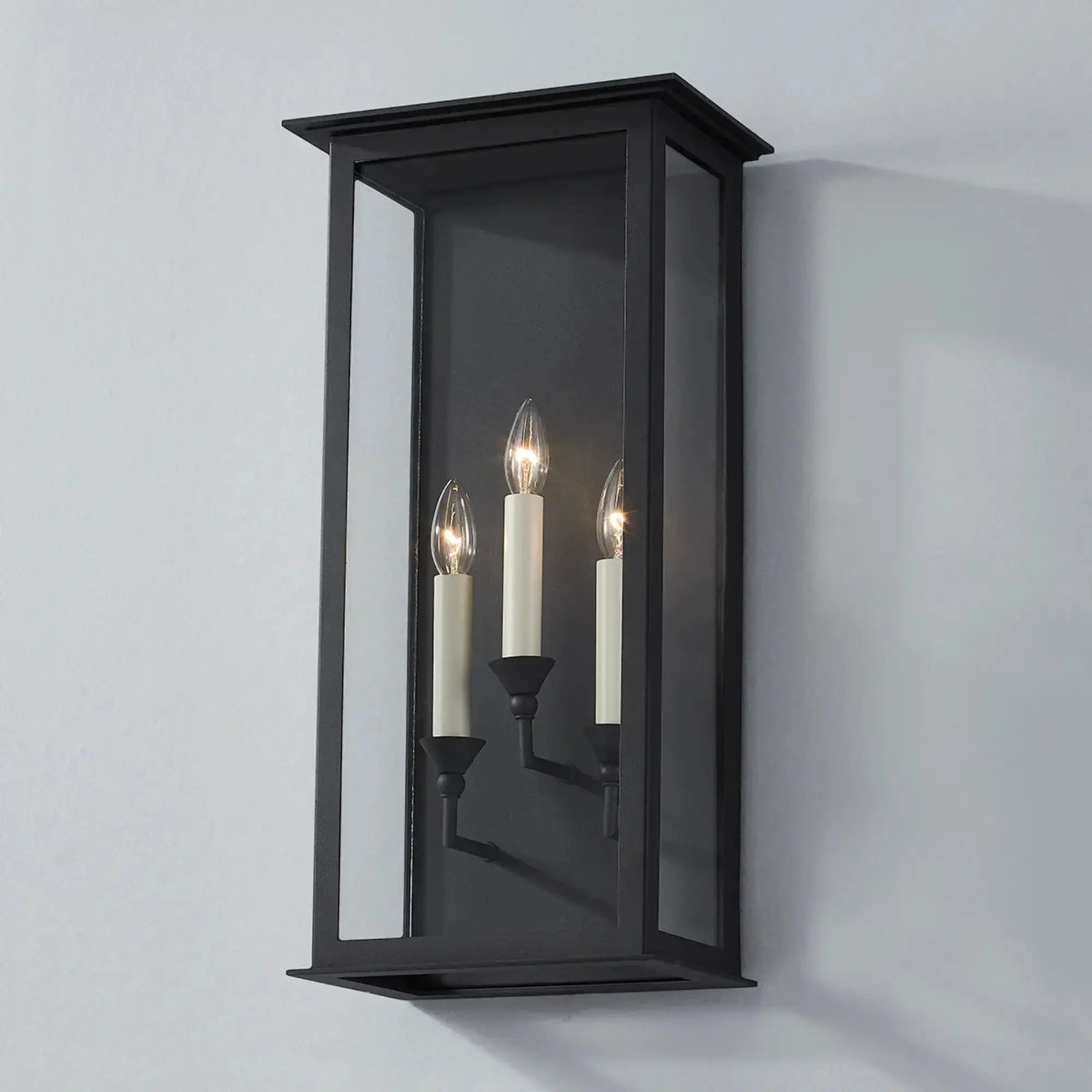 Troy Lighting Chauncey 23.5-Inch Outdoor Wall Sconce - Texture Black - Wet Rated - B6993-TBK Troy Lighting