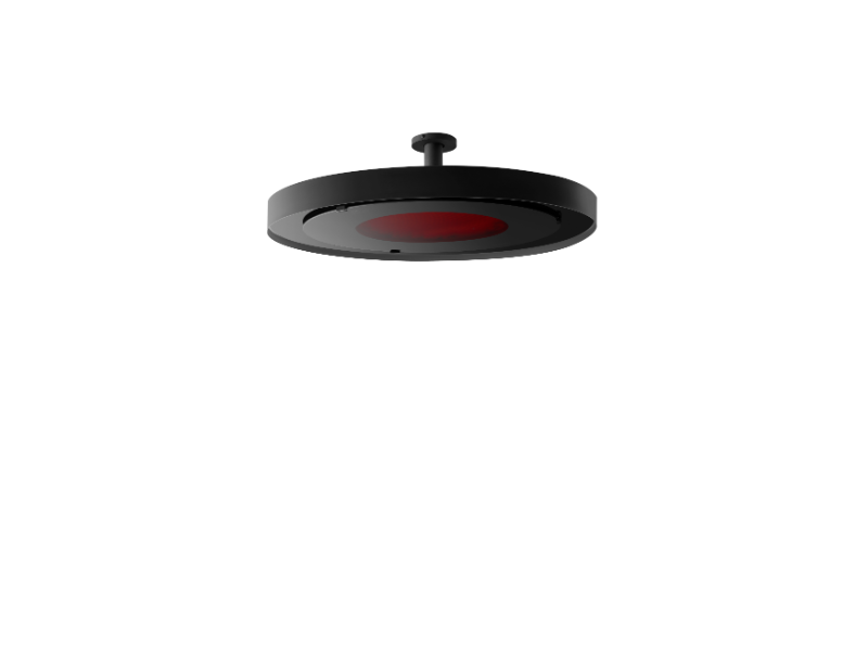 Bromic Eclipse Smart-Heat Electric Patio Heater – 2900W with LED Light – Twin Pole Mount