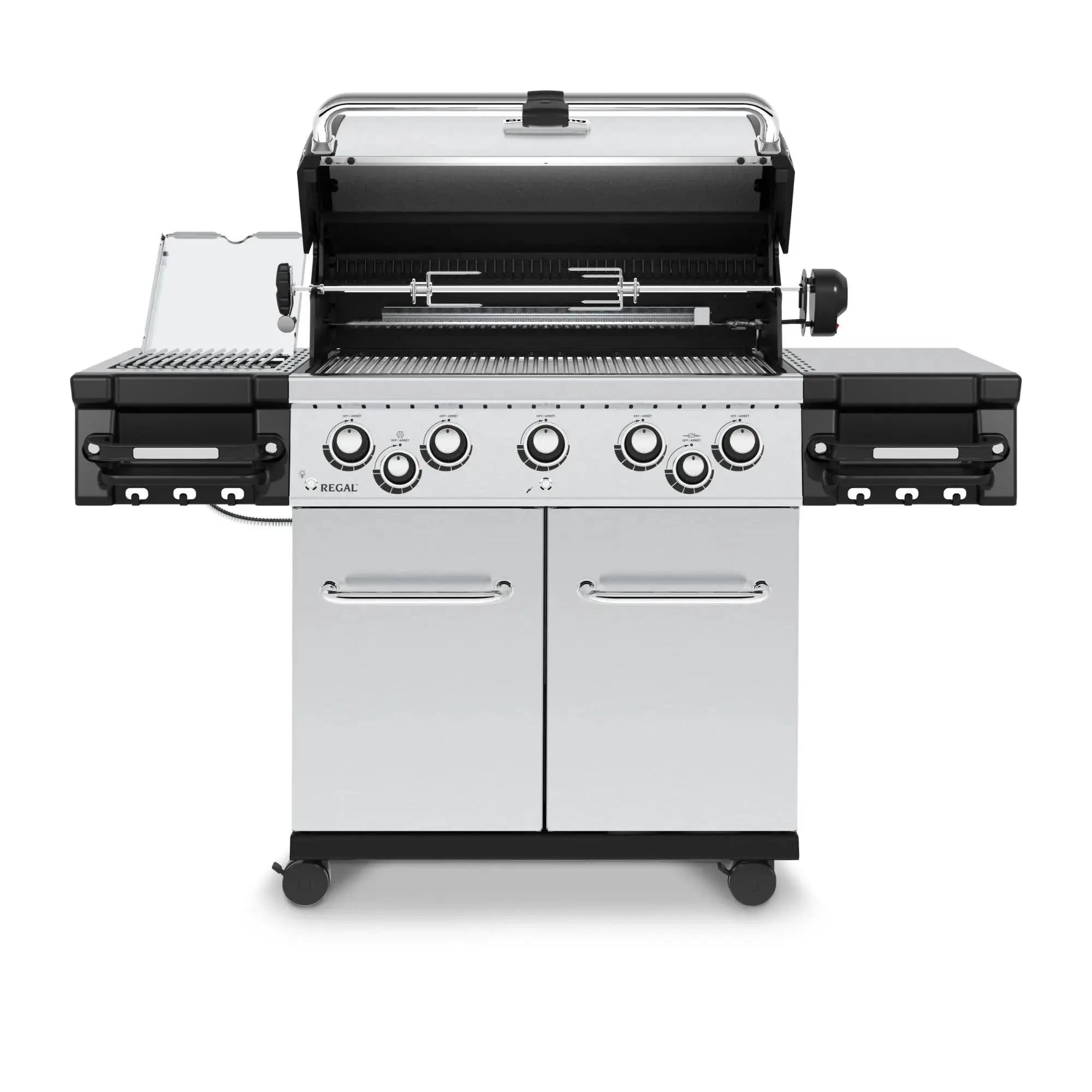 Broil King Regal S 590 Pro IR 5-Burner Gas Grill with Infrared Side Burner & Rotisserie Broil King