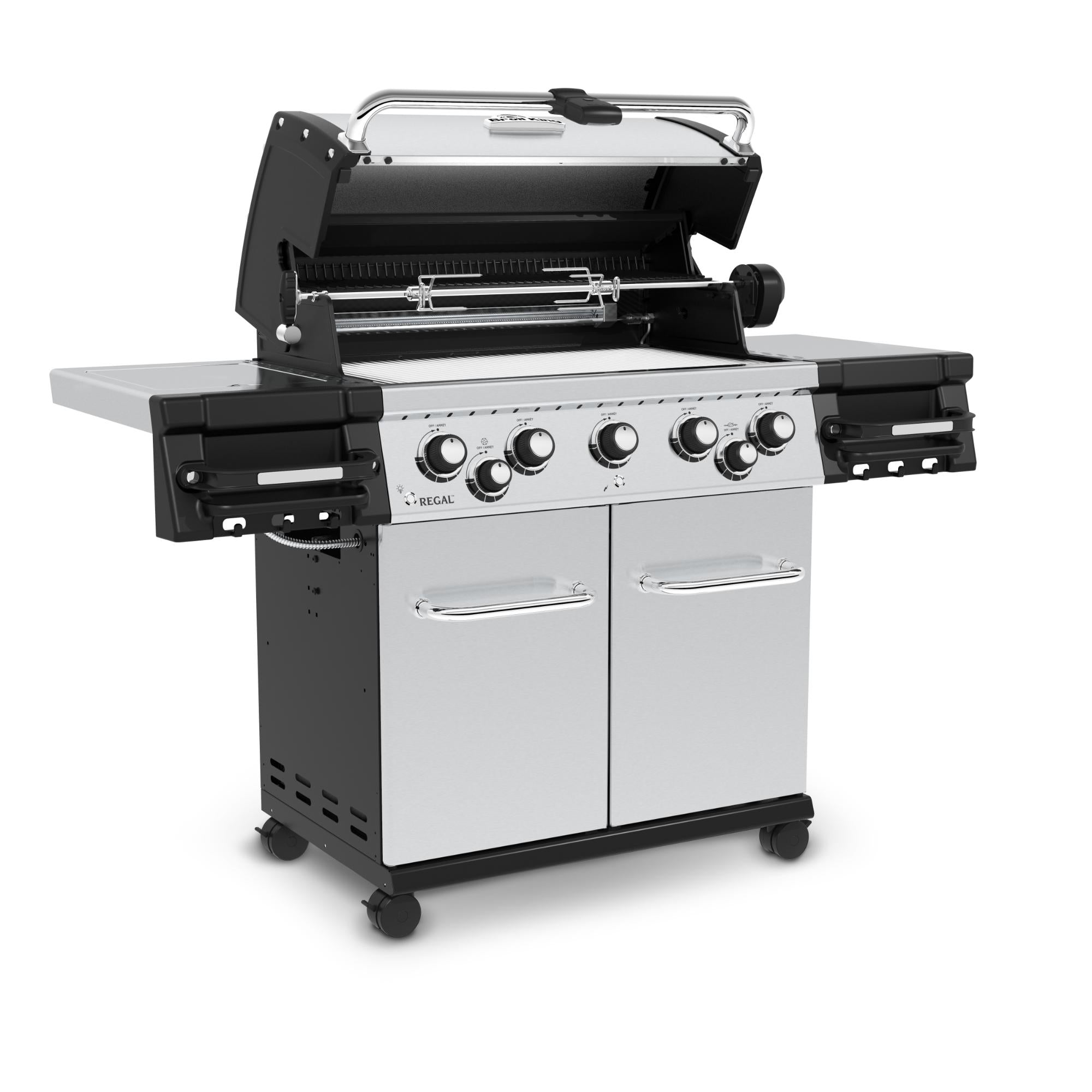 Broil King Regal S 590 Pro 5-Burner Gas Grill with Side Burner & Rotisserie