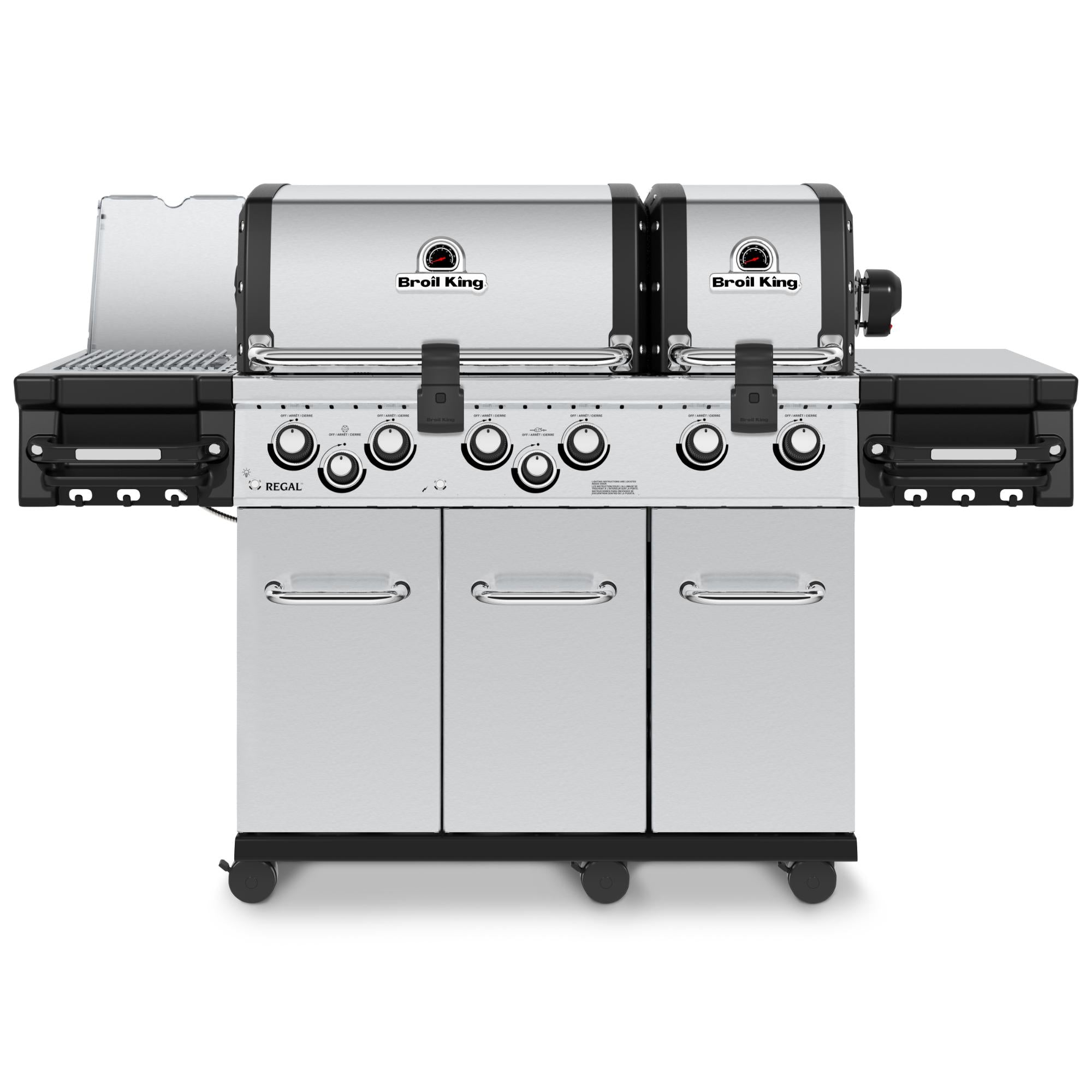 Broil King Regal S 690 Pro IR 6-Burner Gas Grill with Infrared Side Burner & Rotisserie