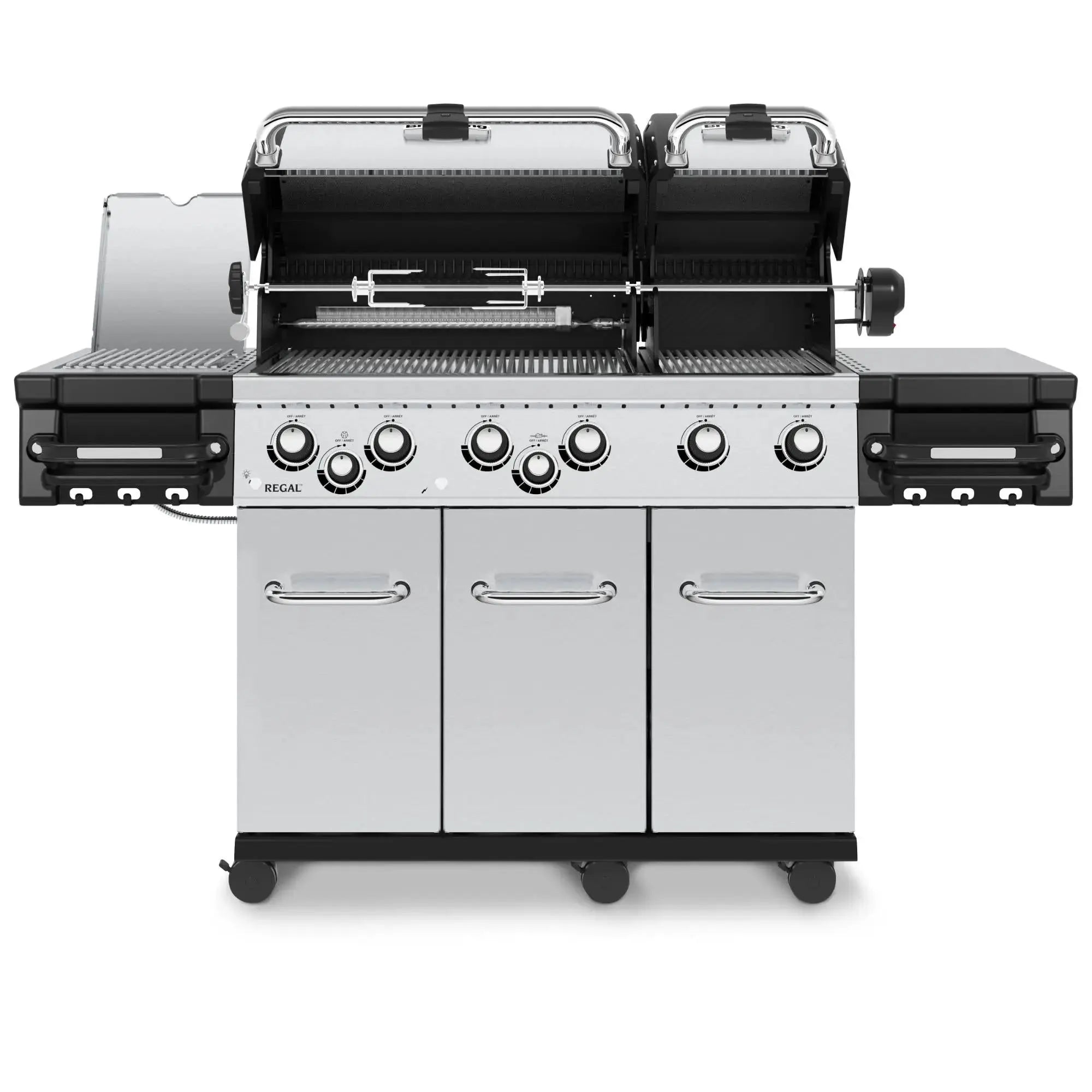 Broil King Regal S 690 Pro IR 6-Burner Gas Grill with Infrared Side Burner & Rotisserie Broil King