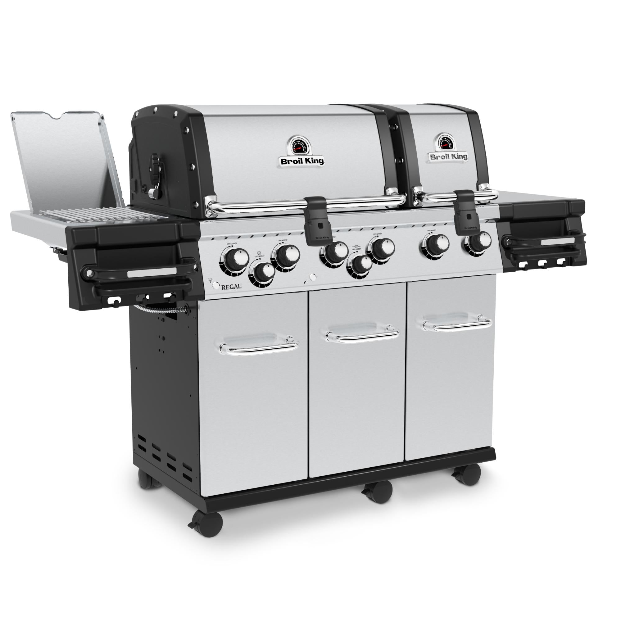Broil King Regal S 690 Pro IR 6-Burner Gas Grill with Infrared Side Burner & Rotisserie