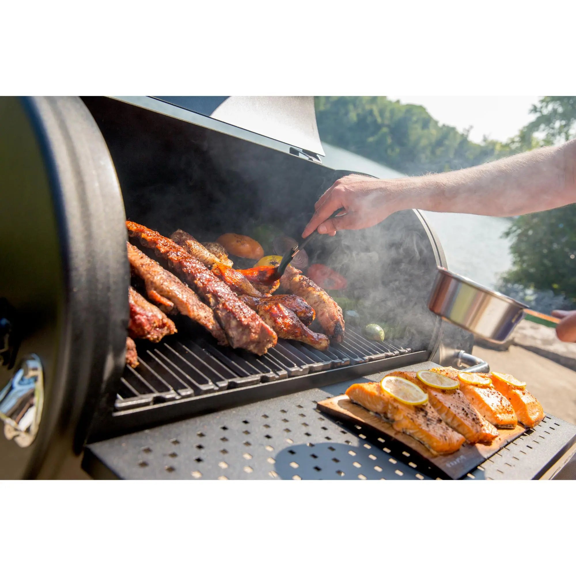 Broil King Regal Charcoal Offset 500 Smoker Broil King