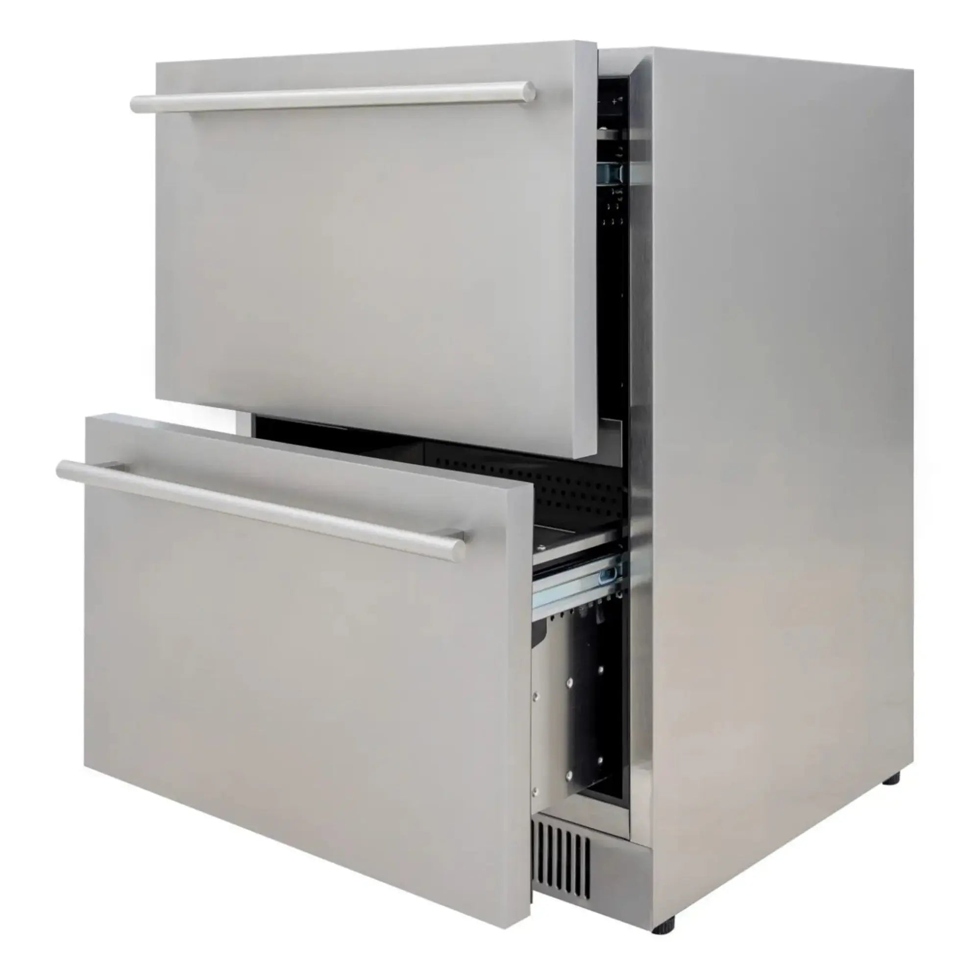 Blaze 23.5-Inch 5.1 Cu. Ft. Stainless Steel Double Drawer Built-in Outdoor Refrigerator - BLZ-SSRF-DBDR5.1 - All Season Patio Company