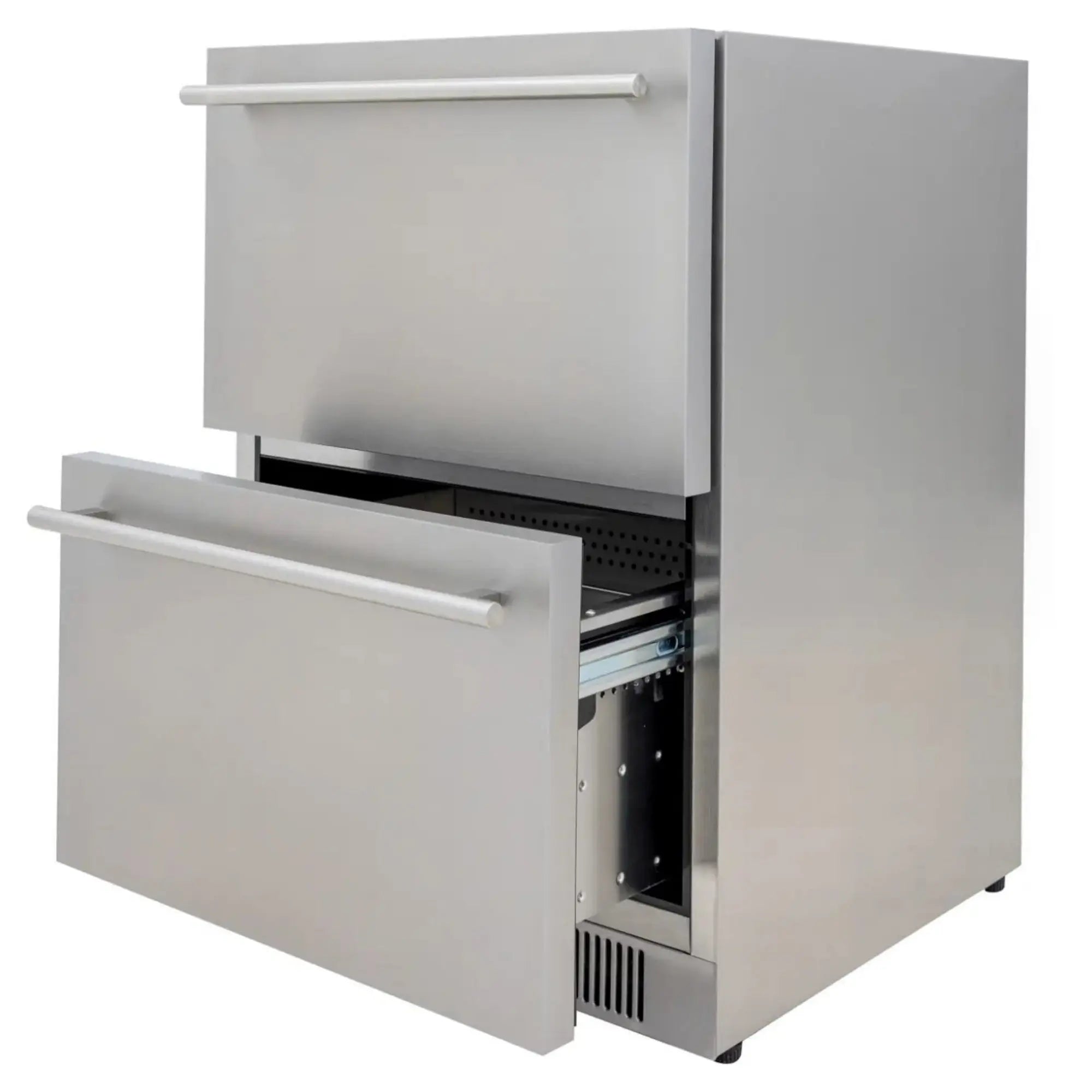 Blaze 23.5-Inch 5.1 Cu. Ft. Stainless Steel Double Drawer Built-in Outdoor Refrigerator - BLZ-SSRF-DBDR5.1 - All Season Patio Company