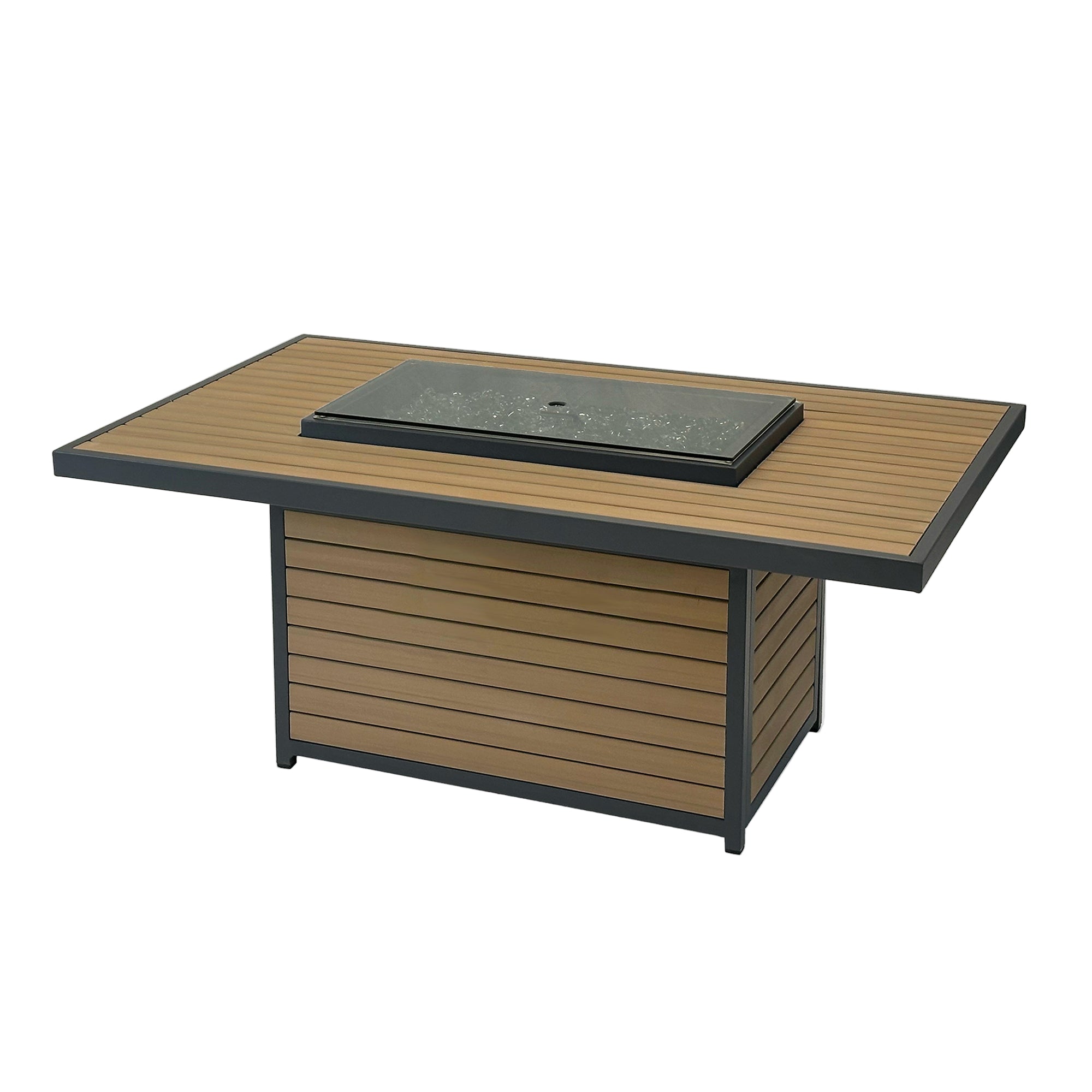 Kenwood & Brooks 50″ Rectangular Chat Height Gas Fire Table – The Outdoor GreatRoom Company