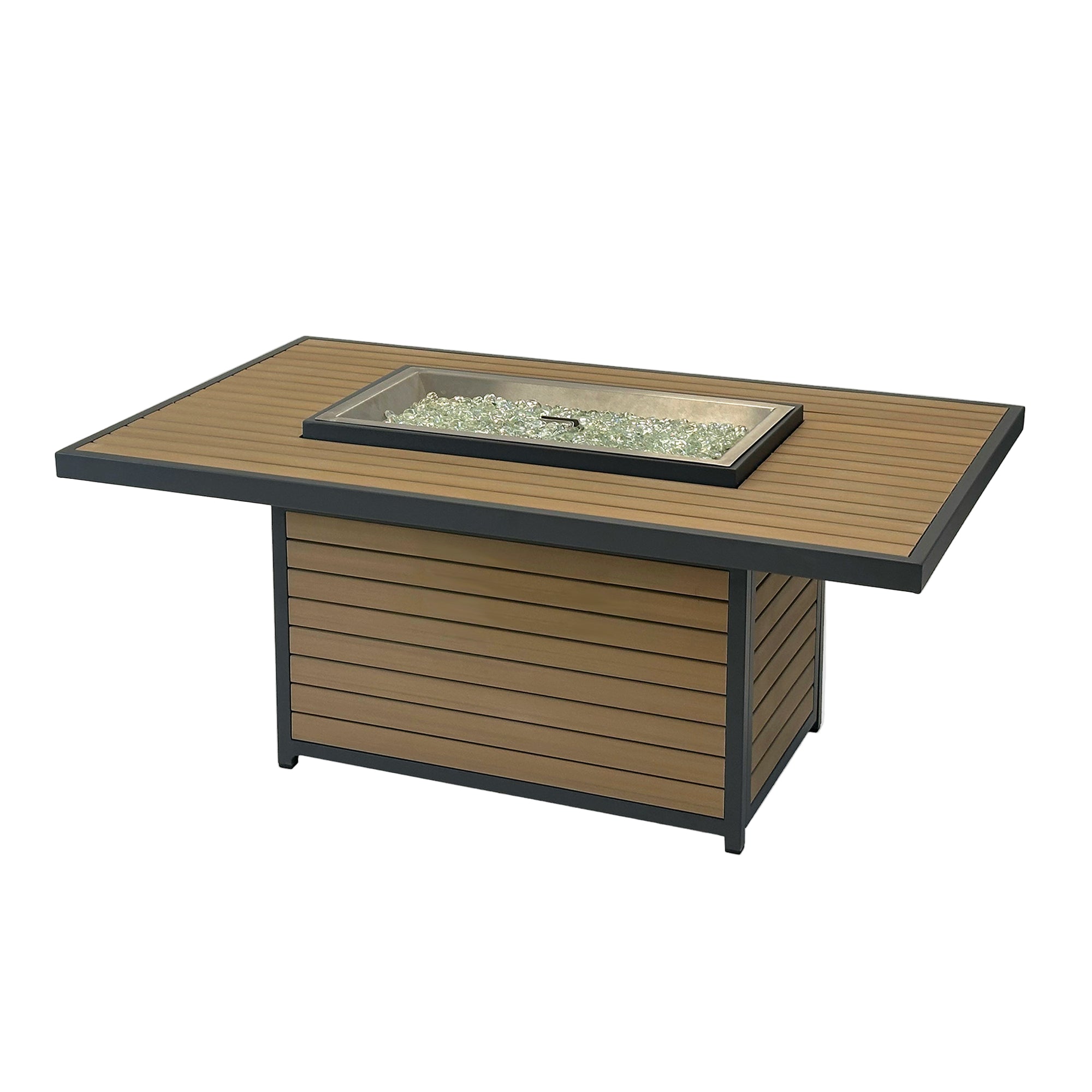 Kenwood & Brooks 50″ Rectangular Chat Height Gas Fire Table – The Outdoor GreatRoom Company