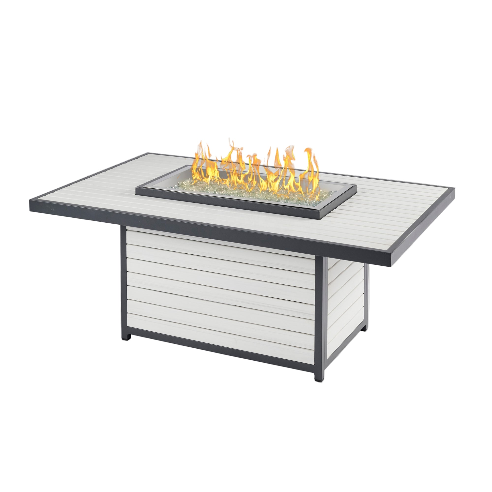 Kenwood & Brooks 50″ Rectangular Chat Height Gas Fire Table – The Outdoor GreatRoom Company