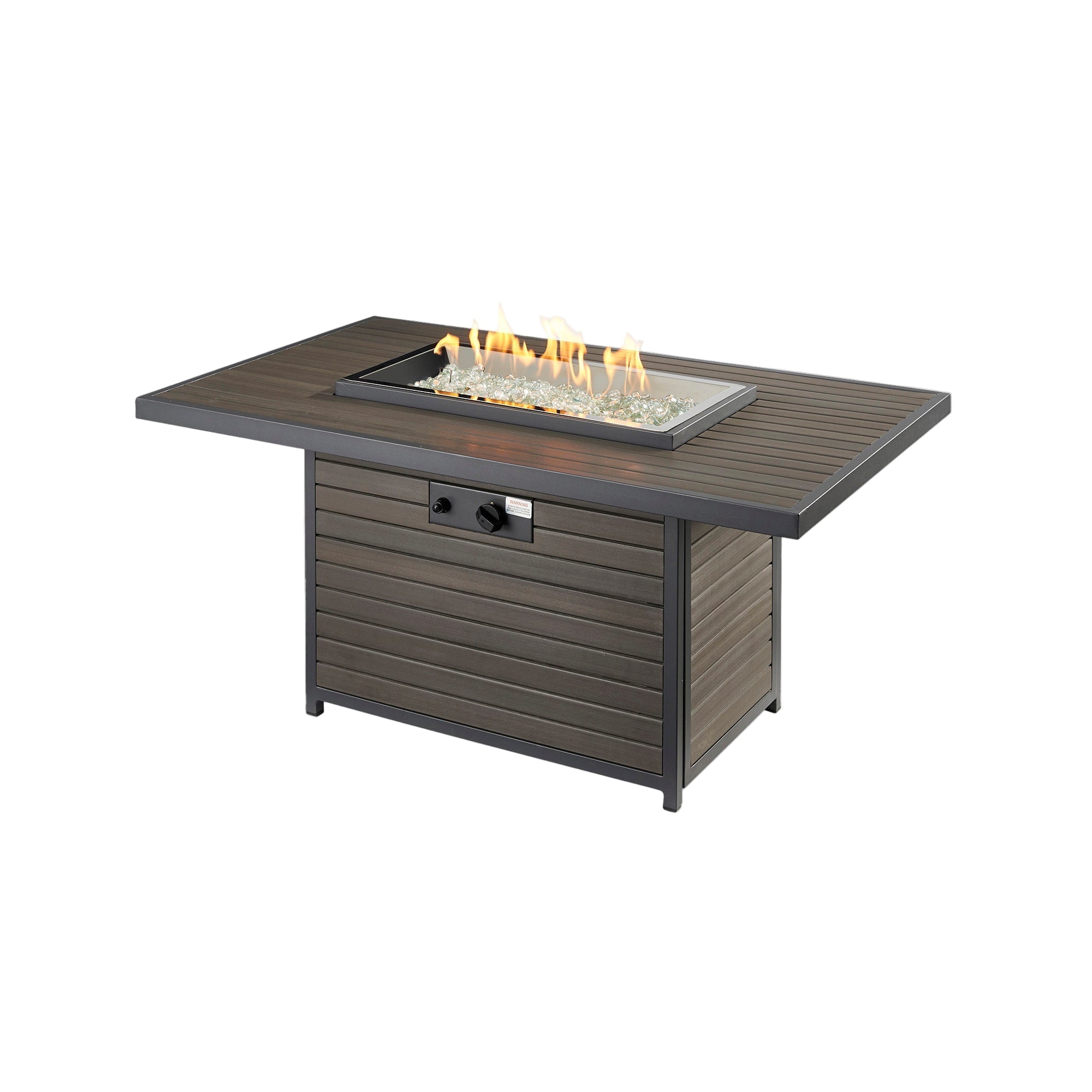 Kenwood & Brooks 50″ Rectangular Chat Height Gas Fire Table – The Outdoor GreatRoom Company
