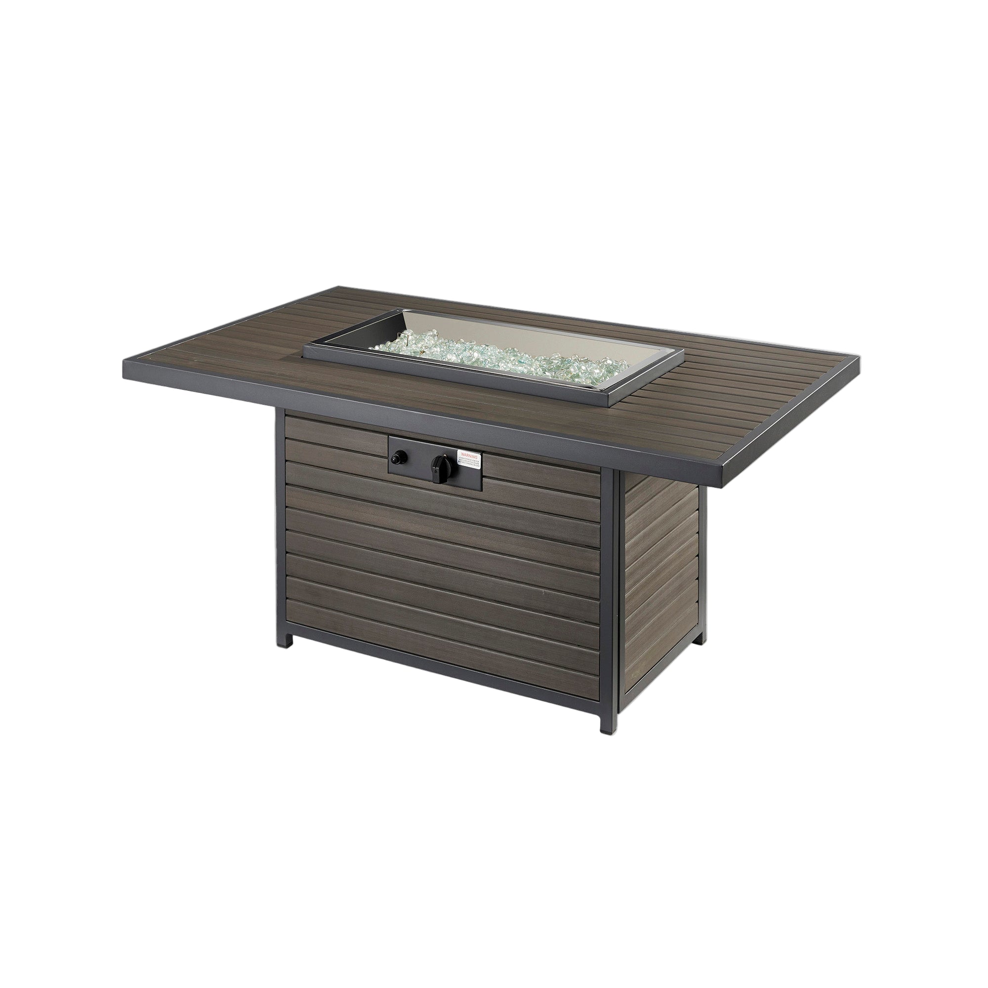 Kenwood & Brooks 50″ Rectangular Chat Height Gas Fire Table – The Outdoor GreatRoom Company
