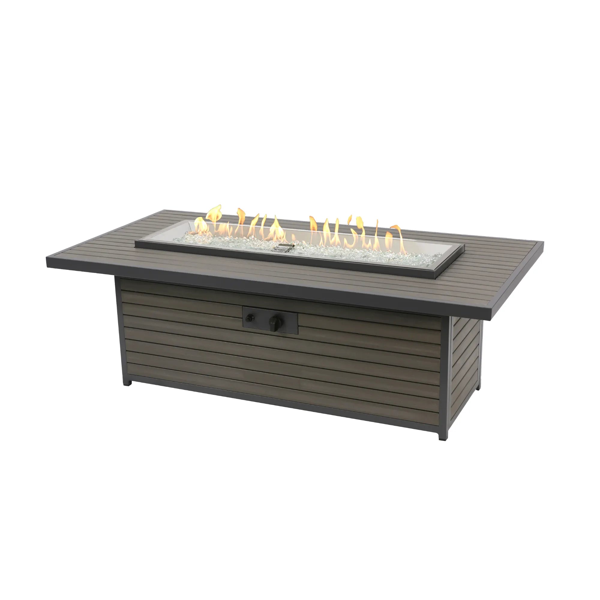 Kenwood & Brooks 61″ Rectangular Gas Fire Table – The Outdoor GreatRoom Company