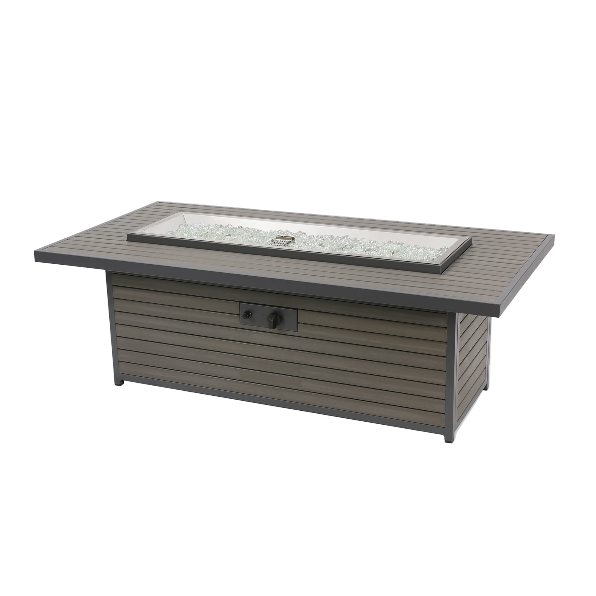 Kenwood & Brooks 61″ Rectangular Gas Fire Table – The Outdoor GreatRoom Company