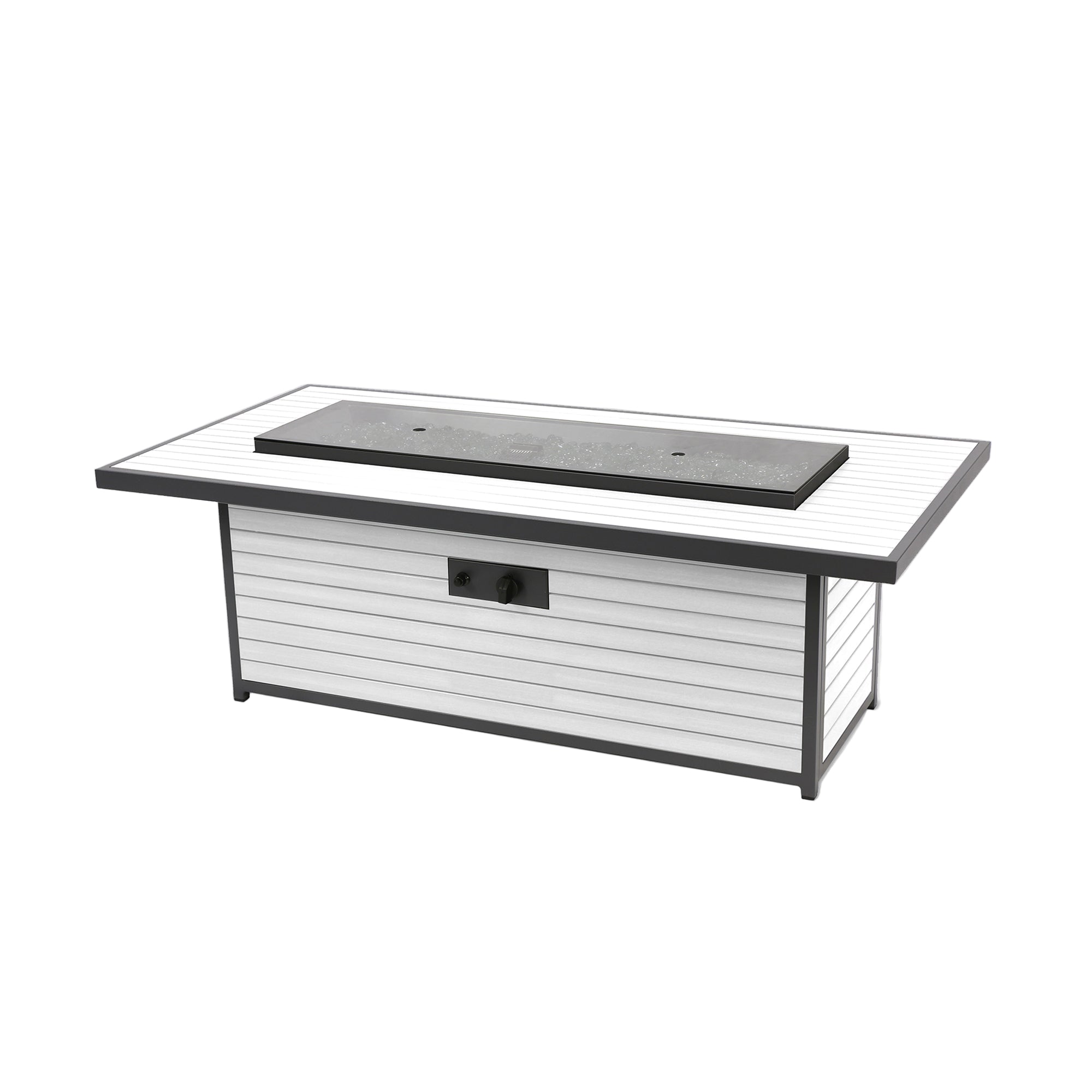 Kenwood & Brooks 61″ Rectangular Gas Fire Table – The Outdoor GreatRoom Company