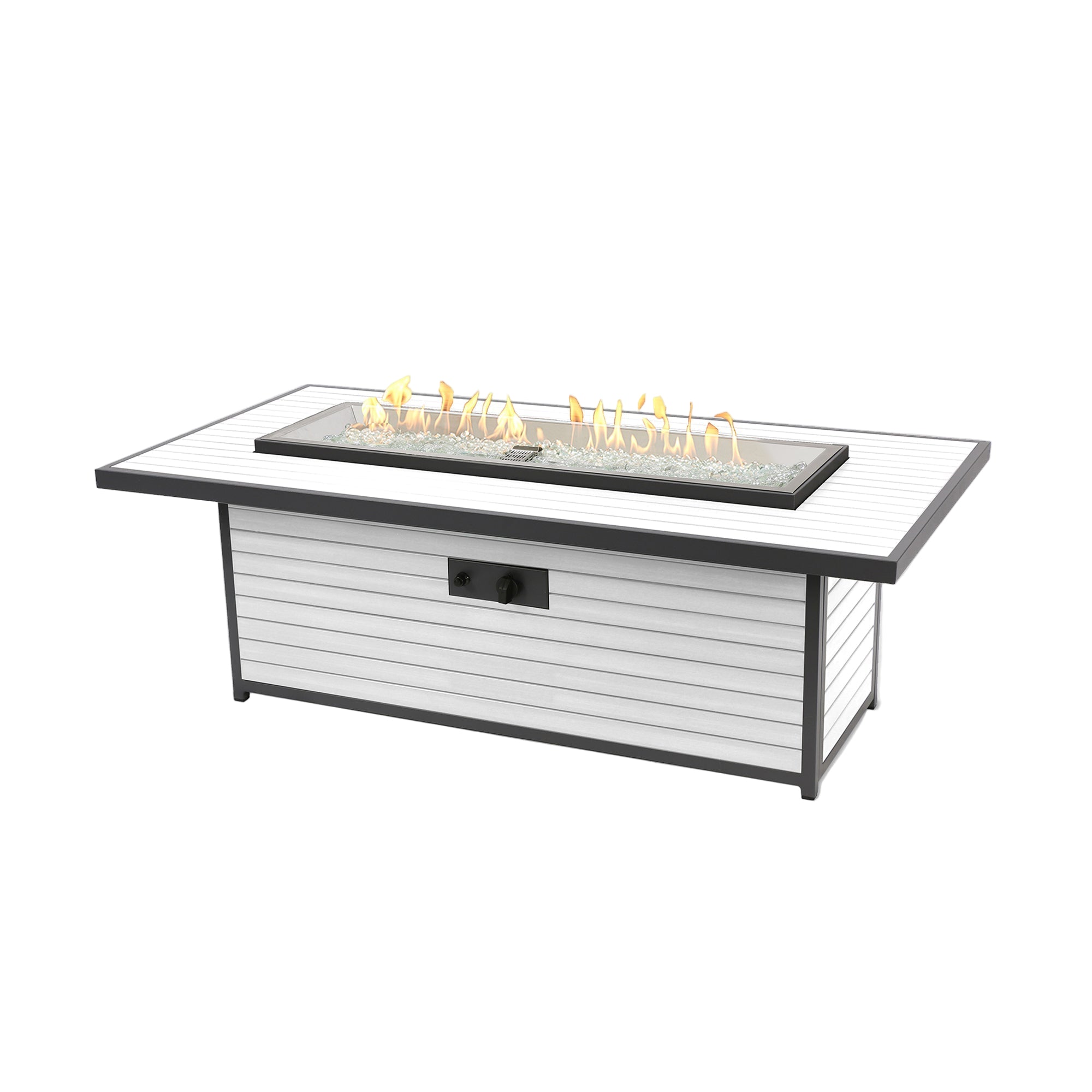 Kenwood & Brooks 61″ Rectangular Gas Fire Table – The Outdoor GreatRoom Company