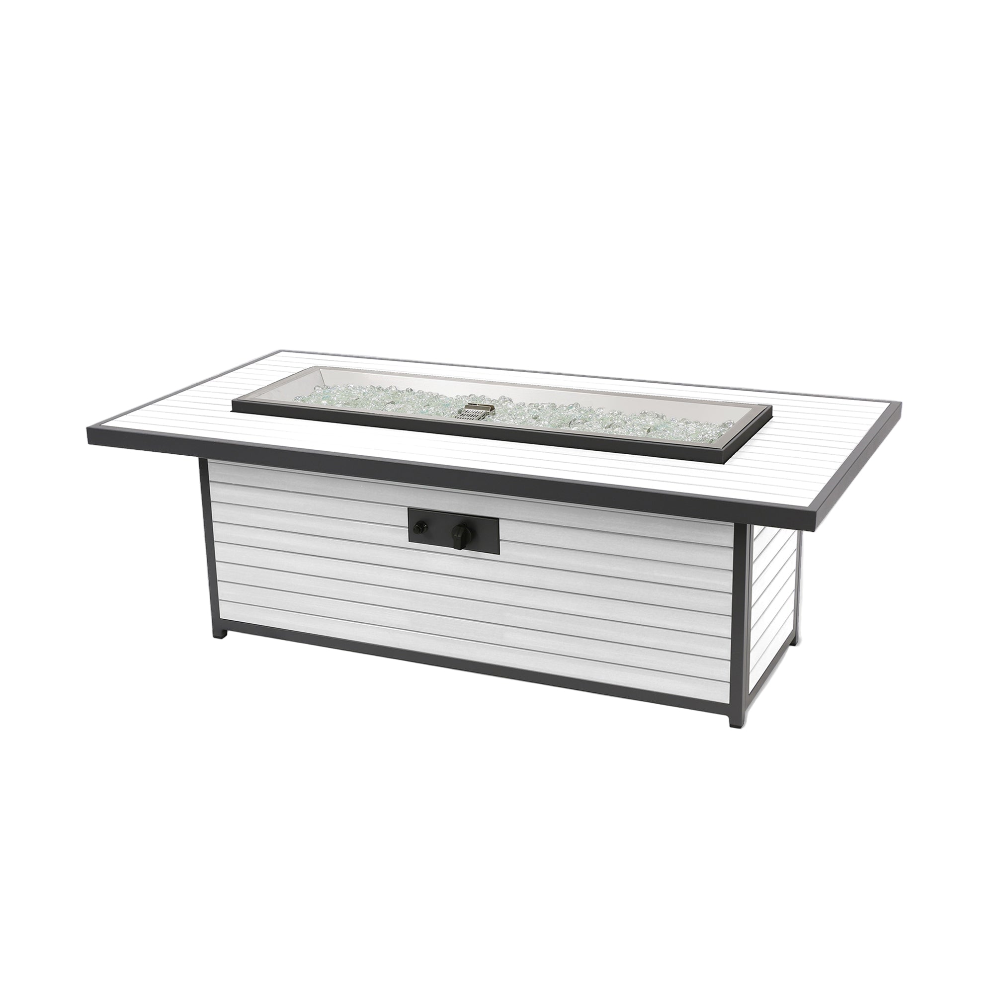 Kenwood & Brooks 61″ Rectangular Gas Fire Table – The Outdoor GreatRoom Company