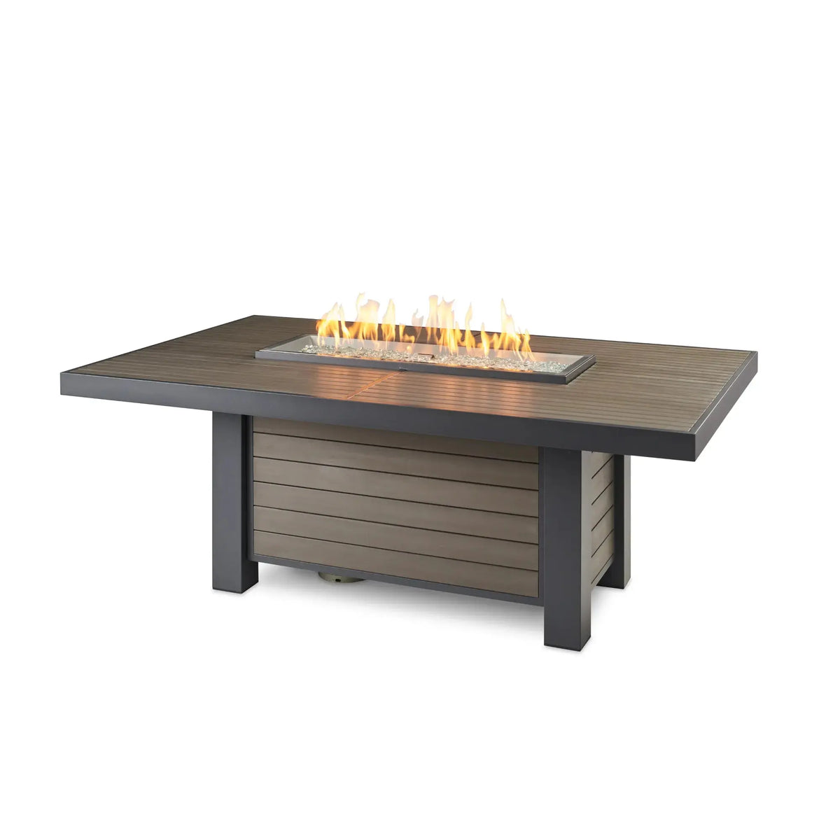 Kenwood & Brooks 80″ Linear Dining Gas Fire Table – The Outdoor GreatRoom Company The Outdoor GreatRoom Company