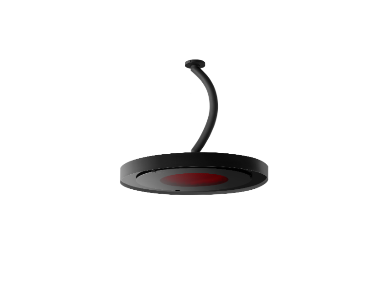 Bromic Eclipse Smart-Heat Electric Patio Heater – 2900W with LED Light – Twin Pole Mount
