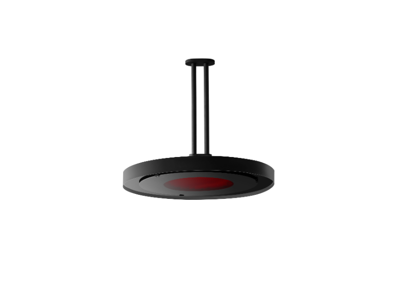 Bromic Eclipse Smart-Heat Electric Patio Heater – 2900W with LED Light – Twin Pole Mount