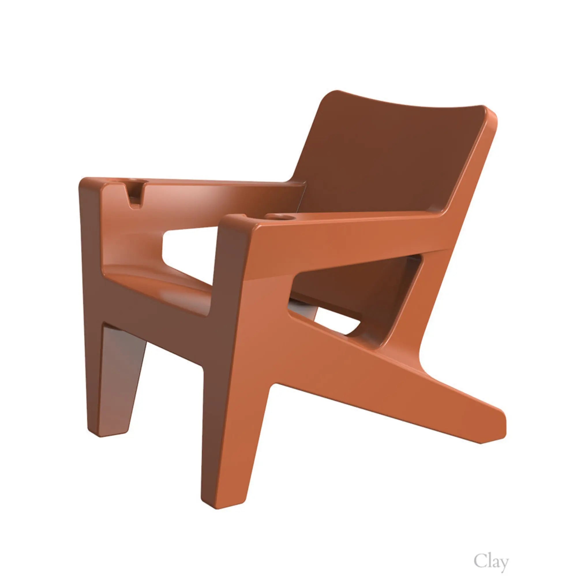 Bask Lounge Chair | Modern Adirondack Chair with Cup Holders — Tupelo Goods Tupelo Goods