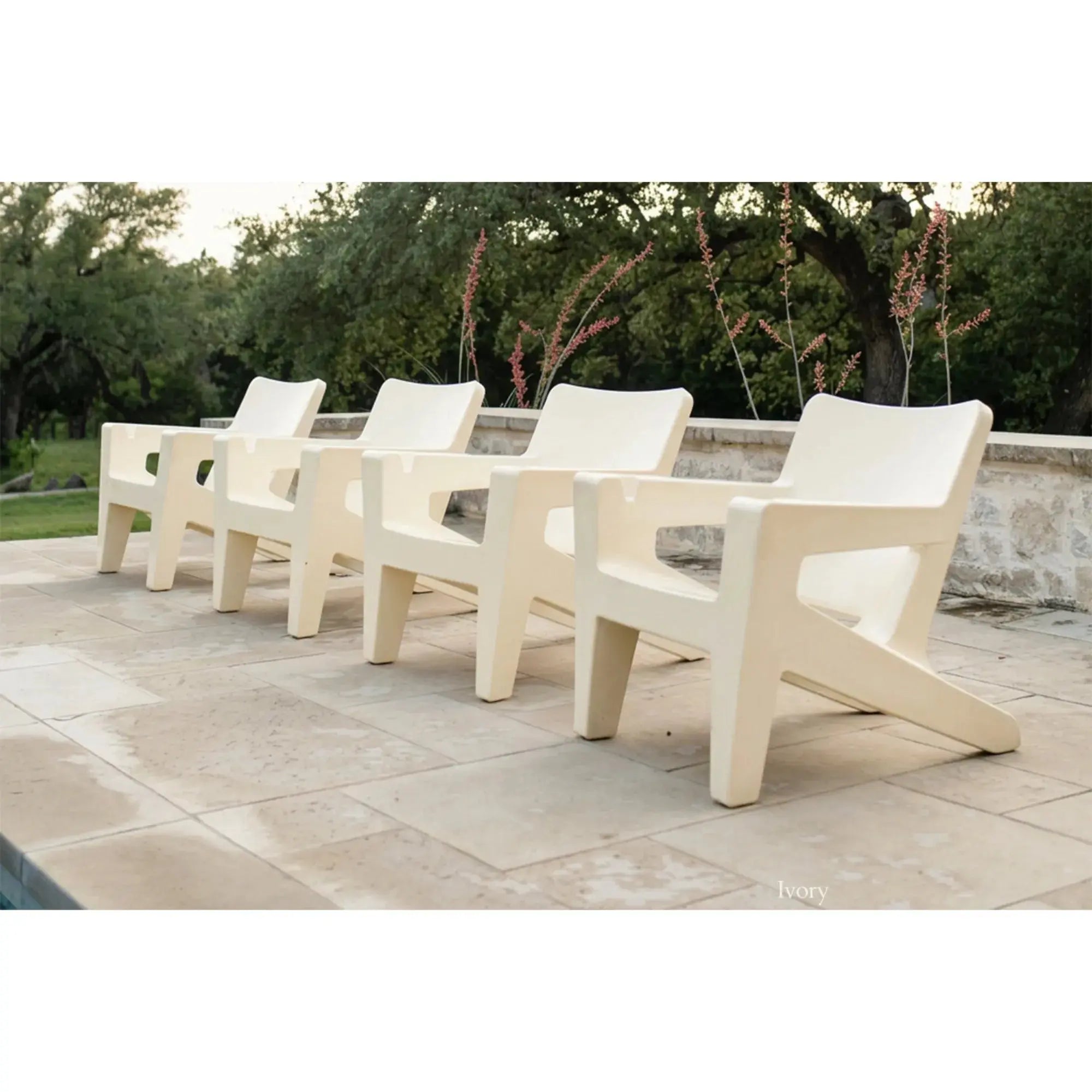 Bask Lounge Chair | Modern Adirondack Chair with Cup Holders — Tupelo Goods Tupelo Goods