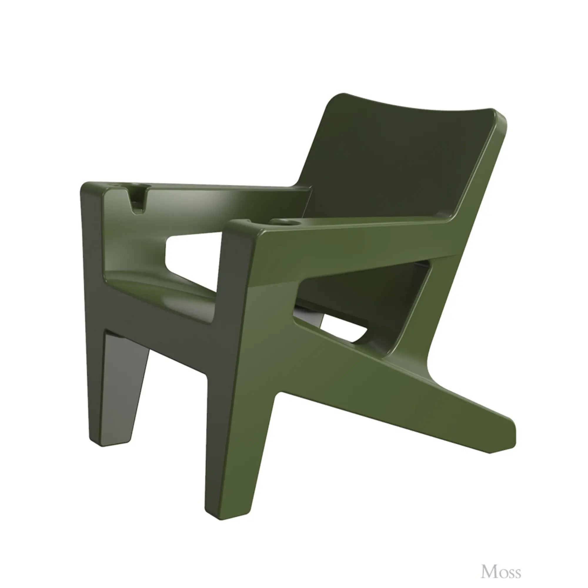 Bask Lounge Chair | Modern Adirondack Chair with Cup Holders — Tupelo Goods Tupelo Goods