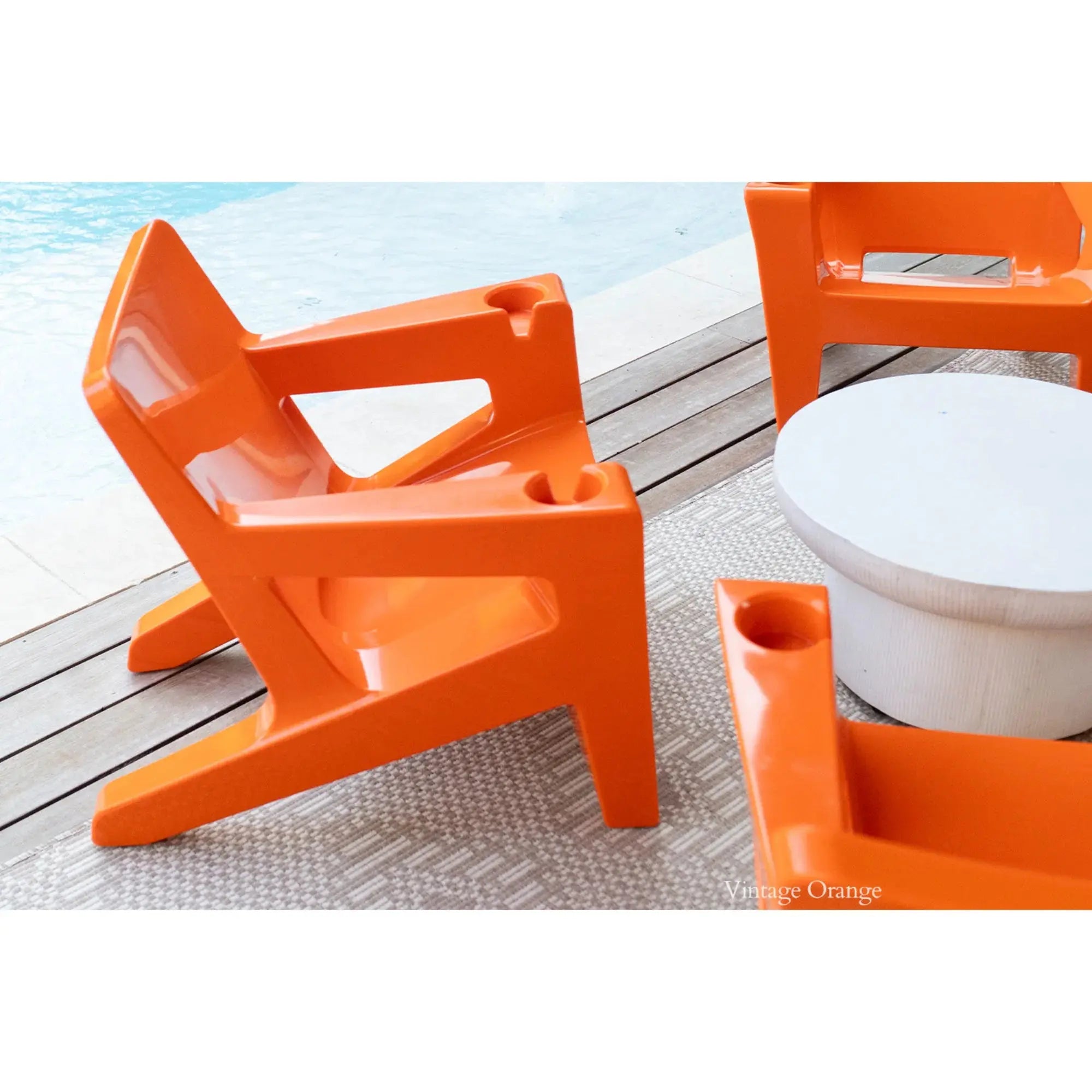 Bask Lounge Chair | Modern Adirondack Chair with Cup Holders — Tupelo Goods Tupelo Goods