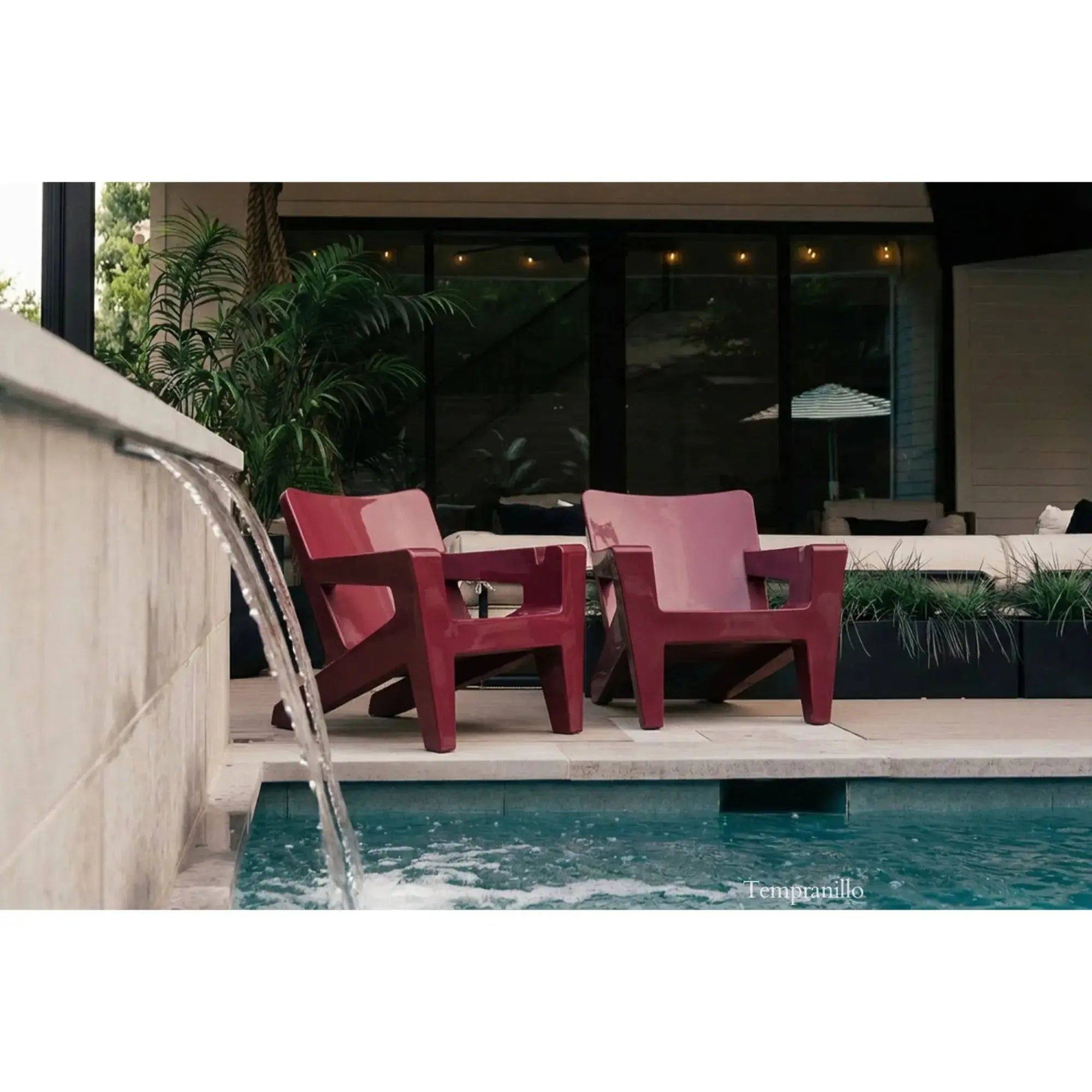Bask Lounge Chair | Modern Adirondack Chair with Cup Holders — Tupelo Goods Tupelo Goods