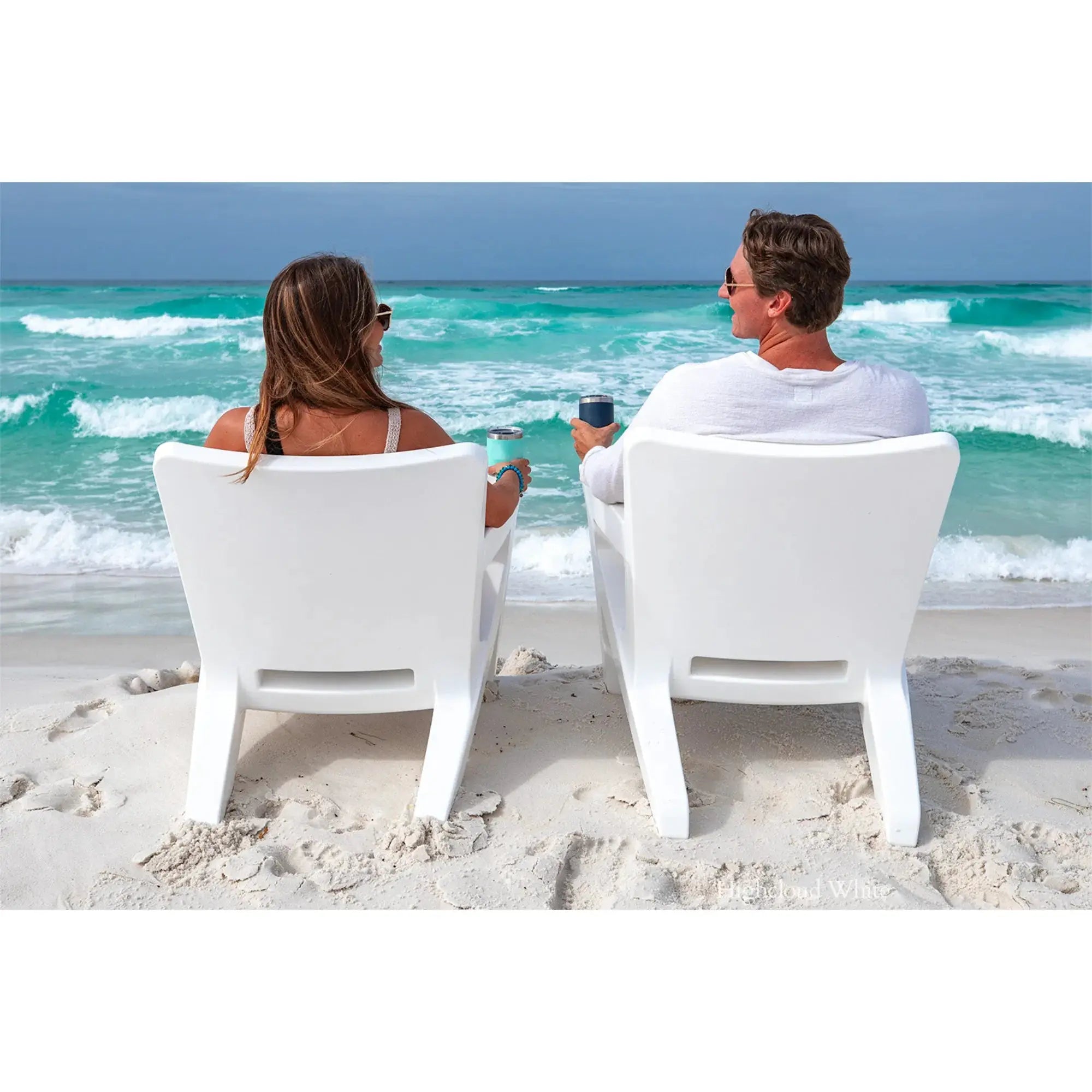 Bask Lounge Chair | Modern Adirondack Chair with Cup Holders — Tupelo Goods Tupelo Goods