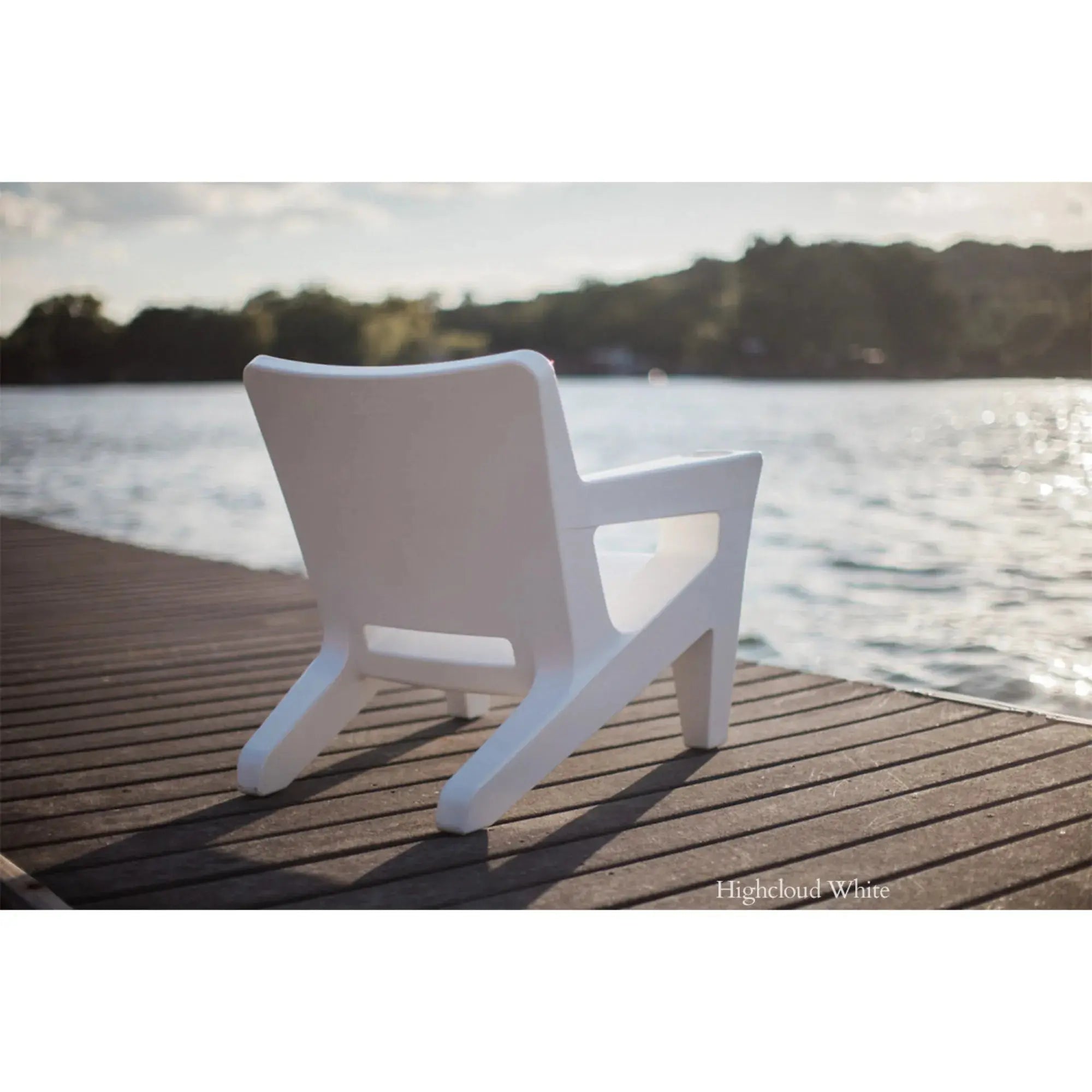 Bask Lounge Chair | Modern Adirondack Chair with Cup Holders — Tupelo Goods Tupelo Goods