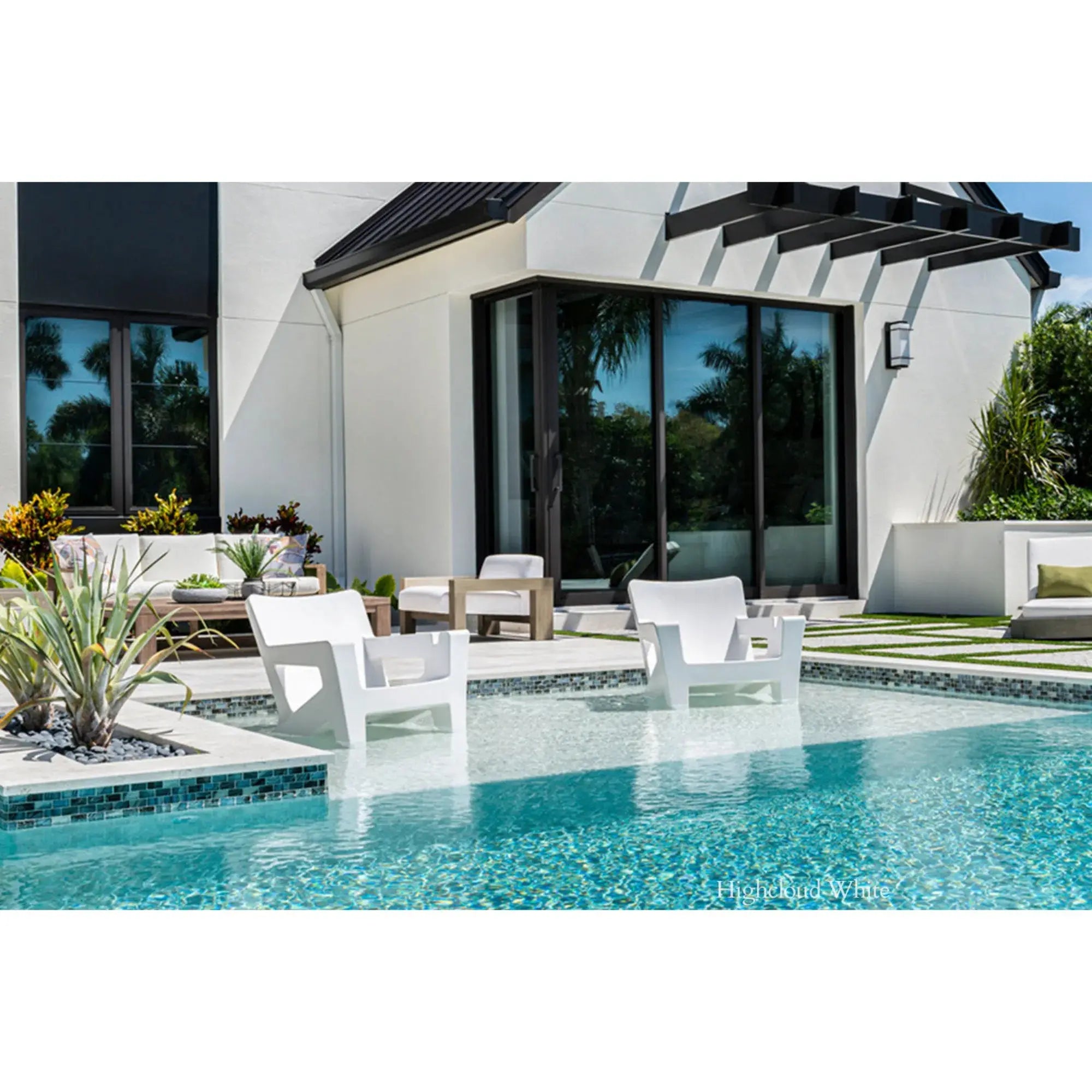 Bask Lounge Chair | Modern Adirondack Chair with Cup Holders — Tupelo Goods Tupelo Goods