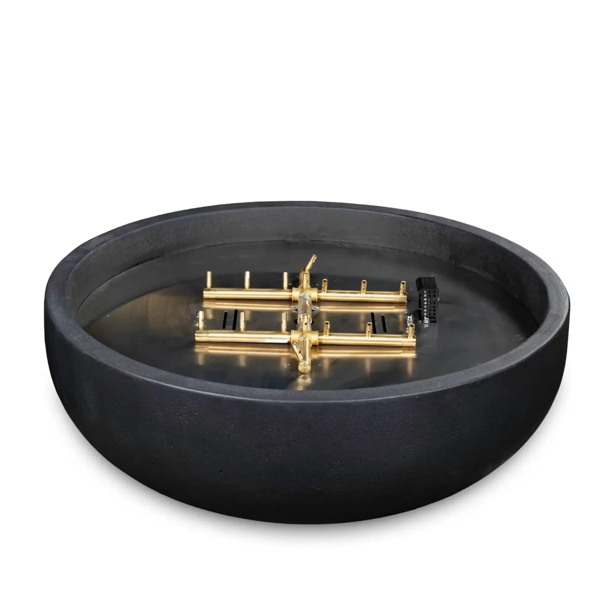 Blaze 38" Round Concrete Fire Bowl – Natural Gas – BLZ-38-FBOWL-NG Blaze
